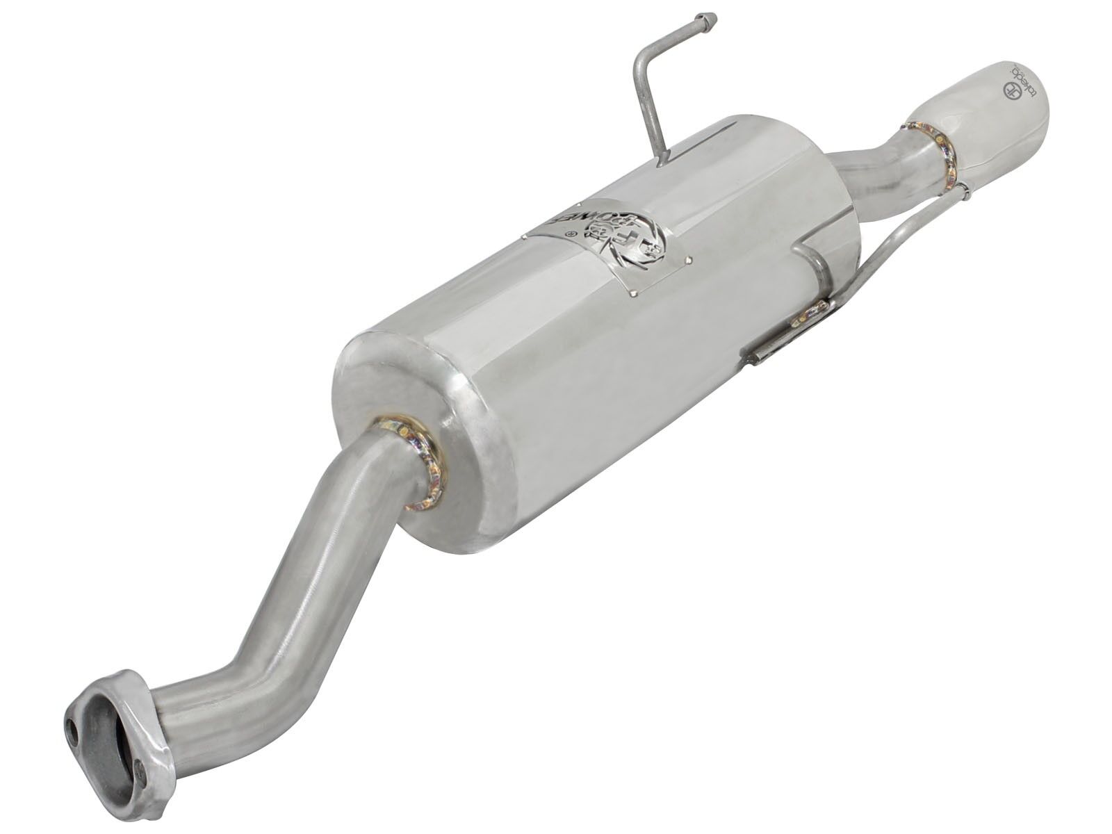 2007-2008 Honda Fit 1.5L Takeda 2" 304 Stainless Steel Axle-Back Exhaust System