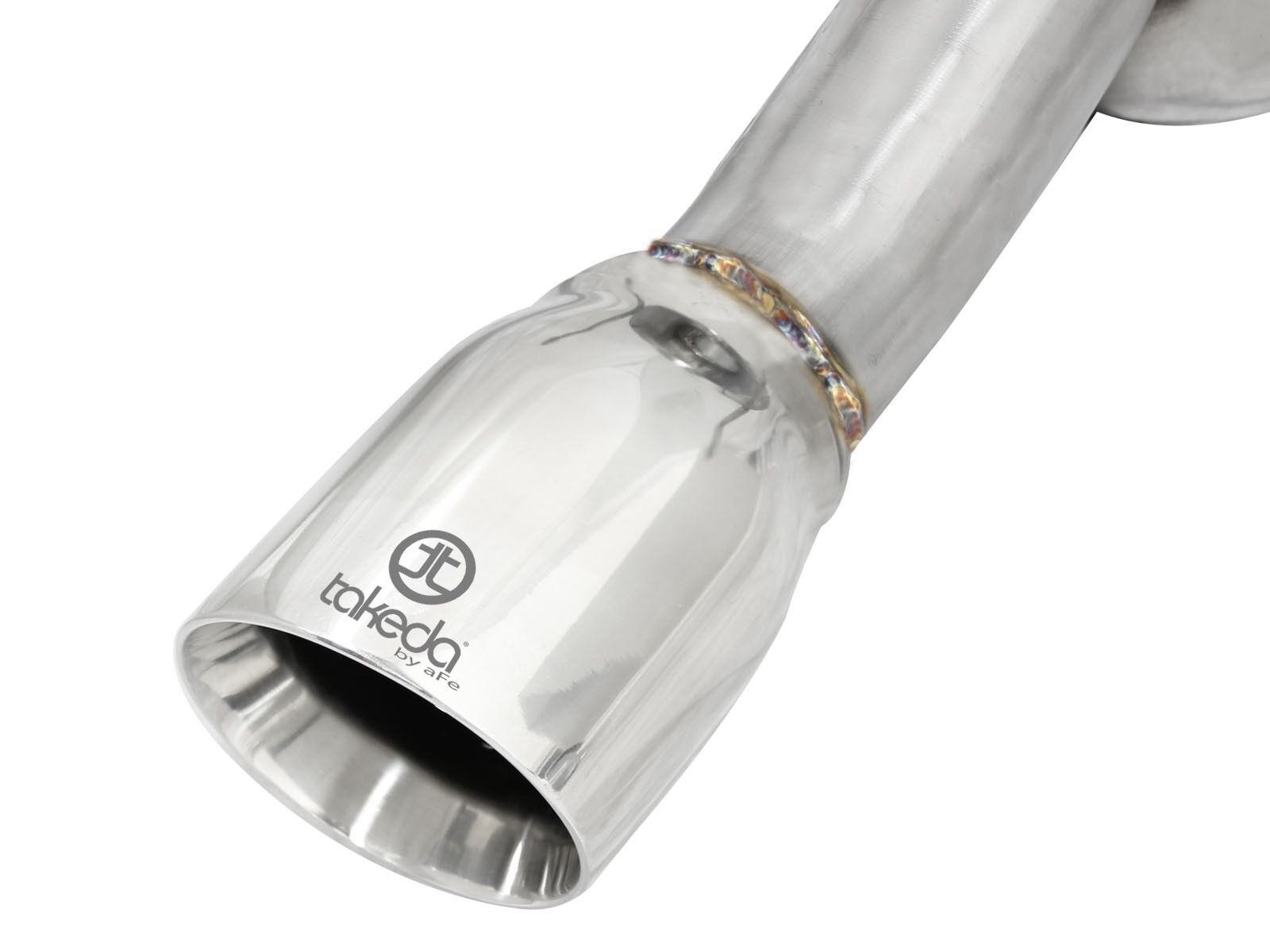 2007-2008 Honda Fit 1.5L Takeda 2" 304 Stainless Steel Axle-Back Exhaust System