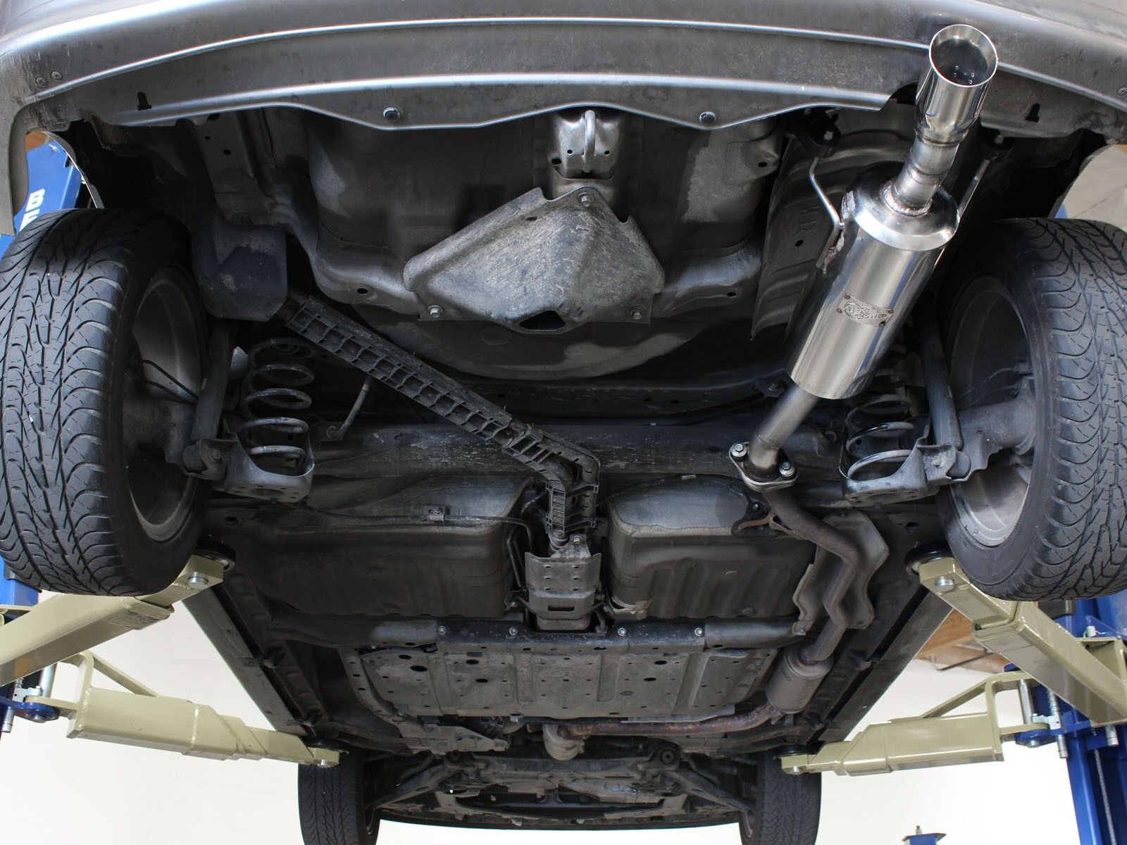 2007-2008 Honda Fit 1.5L Takeda 2" 304 Stainless Steel Axle-Back Exhaust System