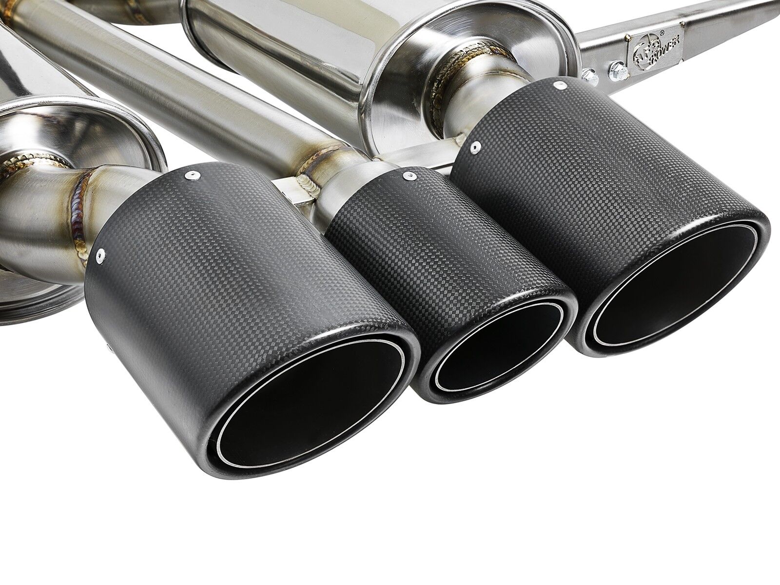 2017-2019 Honda Civic Type-R 2.0L Takeda 3" 304 Stainless Steel Cat-Back Exhaust System w/ Tri-Carbon Tips