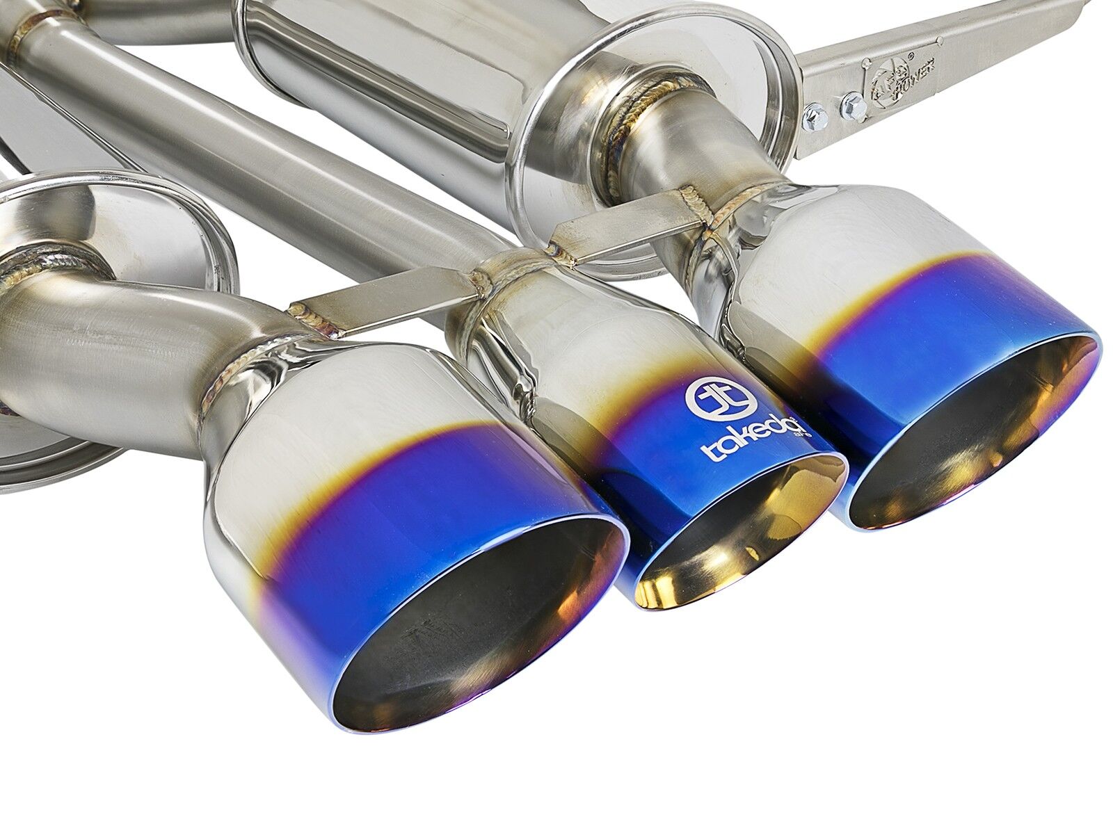 2017-2019 Honda Civic Type-R 2.0L Takeda 3" 304 Stainless Steel Cat-Back Exhaust System w/ Blue Flame Tips