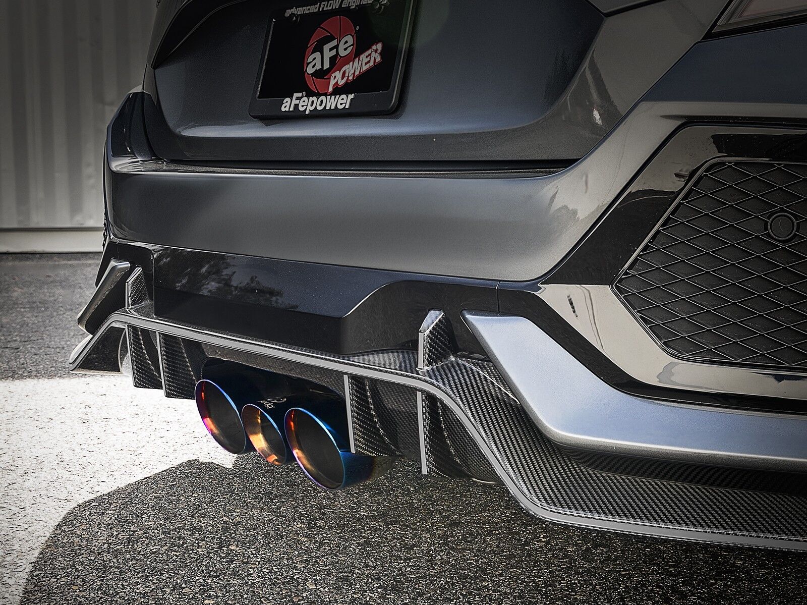 2017-2019 Honda Civic Type-R 2.0L Takeda 3" 304 Stainless Steel Cat-Back Exhaust System w/ Blue Flame Tips