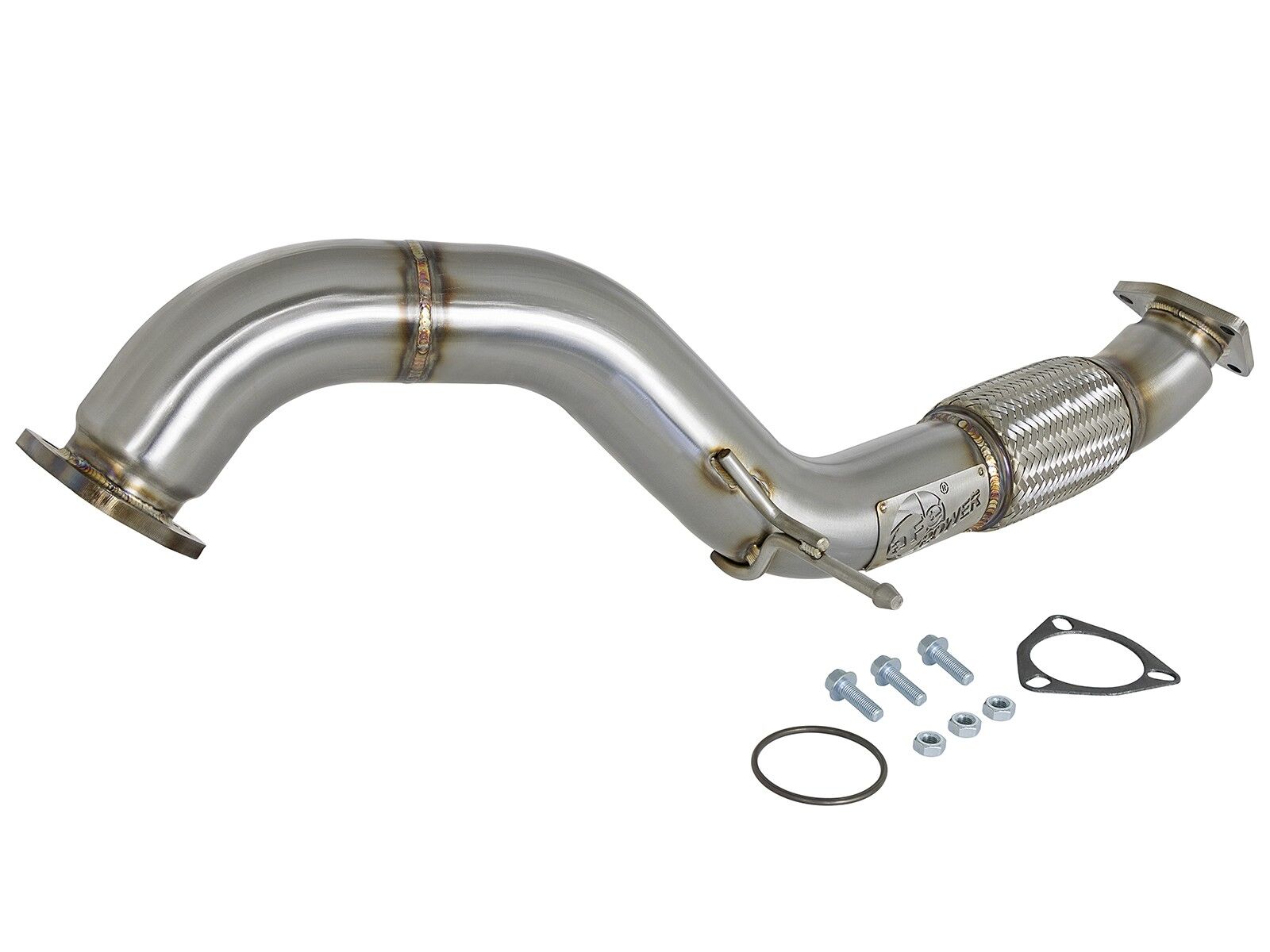 2017-2019 Honda Civic Type-R 2.0L Twisted Steel 3" Rear Down-Pipe/Mid-Pipe - 49-36617