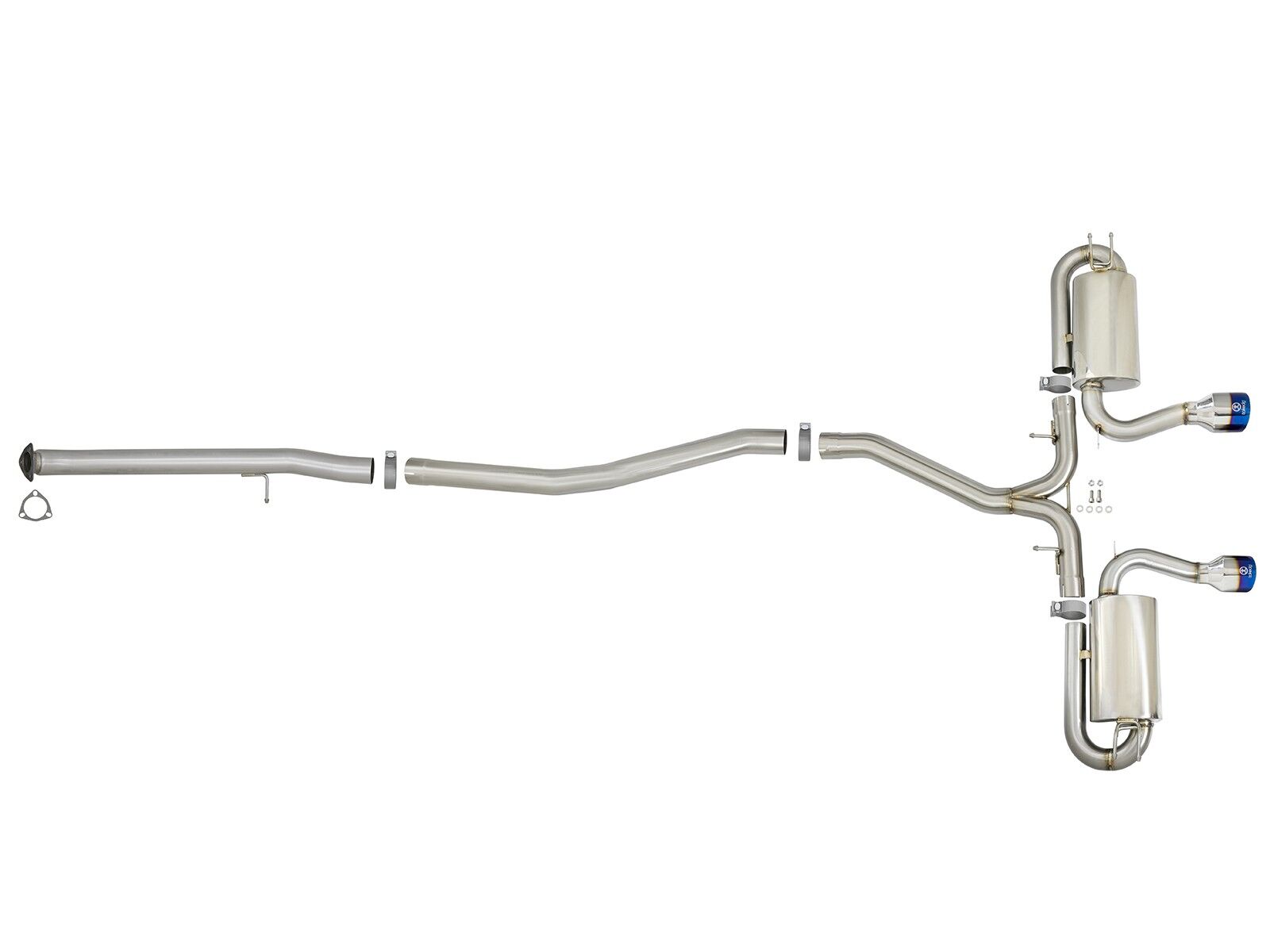 2017-2019 Honda Civic Si FC 1.5L Coupe Takeda 3" to 2-1/2" 304 Stainless Steel Cat-Back Exhaust System