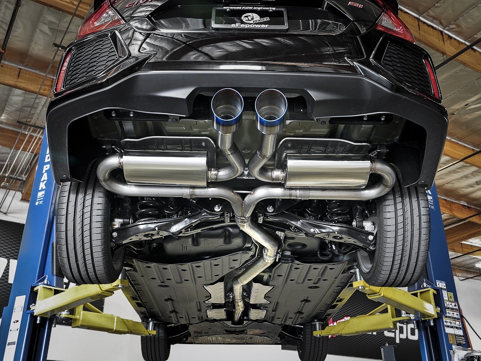 2017-2019 Honda Civic Si FC 1.5L Sedan Takeda 3" to 2-1/2" 304 Stainless Steel Cat-Back Exhaust System