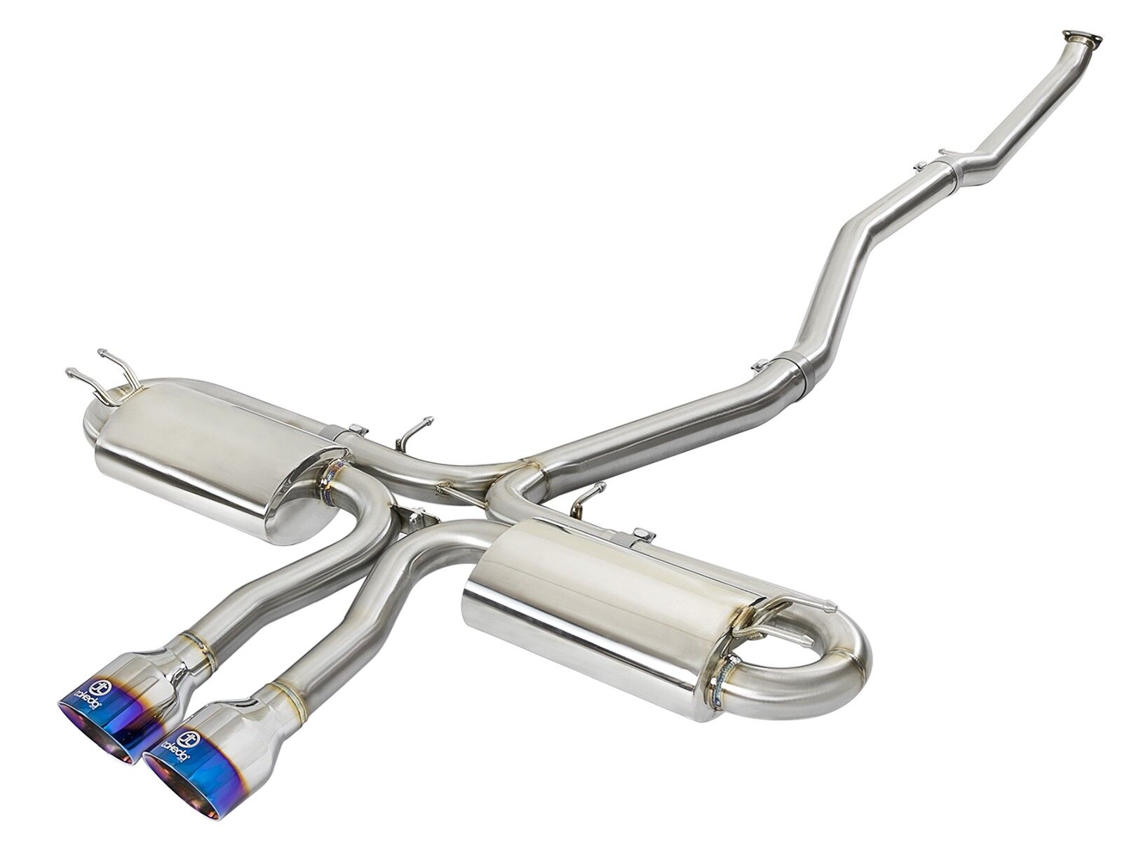 2017-2019 Honda Civic Si FC 1.5L Sedan Takeda 3" to 2-1/2" 304 Stainless Steel Cat-Back Exhaust System - 49-36621-L