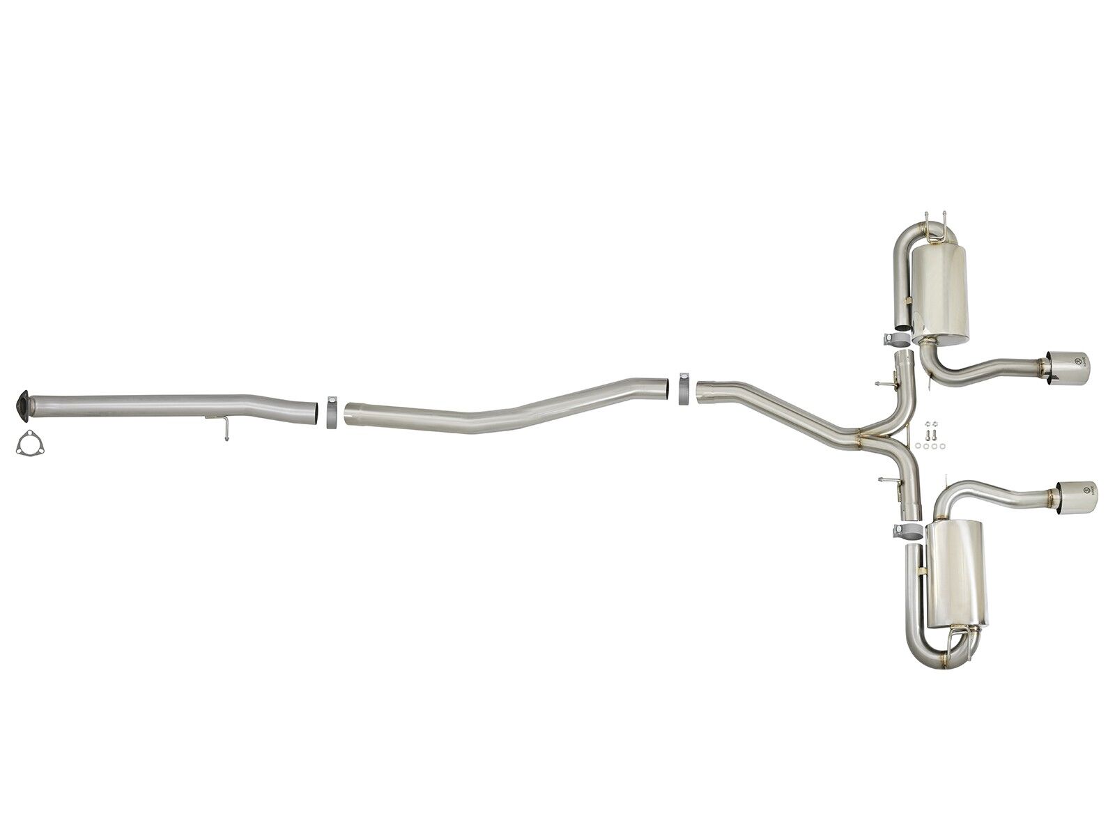 2017-2019 Honda Civic Si FC 1.5L Sedan Takeda 3" to 2-1/2" 304 Stainless Steel Cat-Back Exhaust System