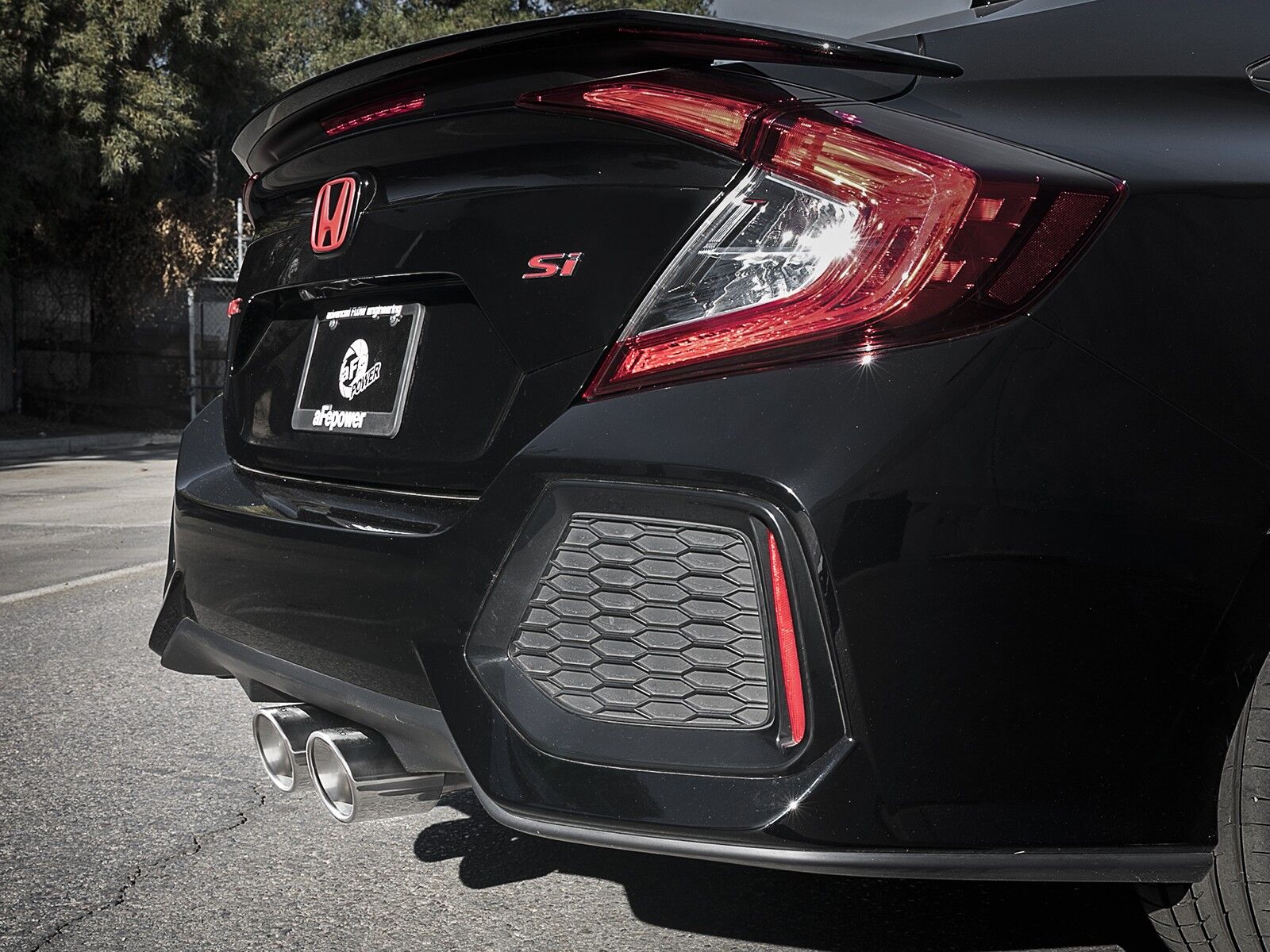 2017-2019 Honda Civic Si FC 1.5L Sedan Takeda 3" to 2-1/2" 304 Stainless Steel Cat-Back Exhaust System