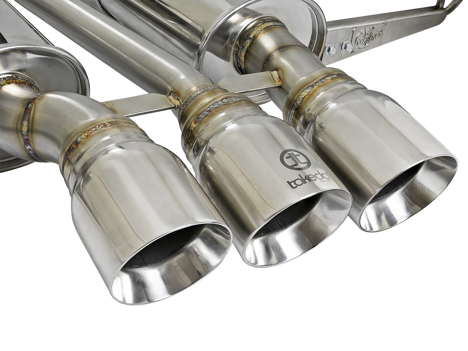 2017-2019 Honda Civic Type-R 2.0L Takeda 3" 304 Stainless Steel Cat-Back Exhaust System w/ Tri-Polished Tips