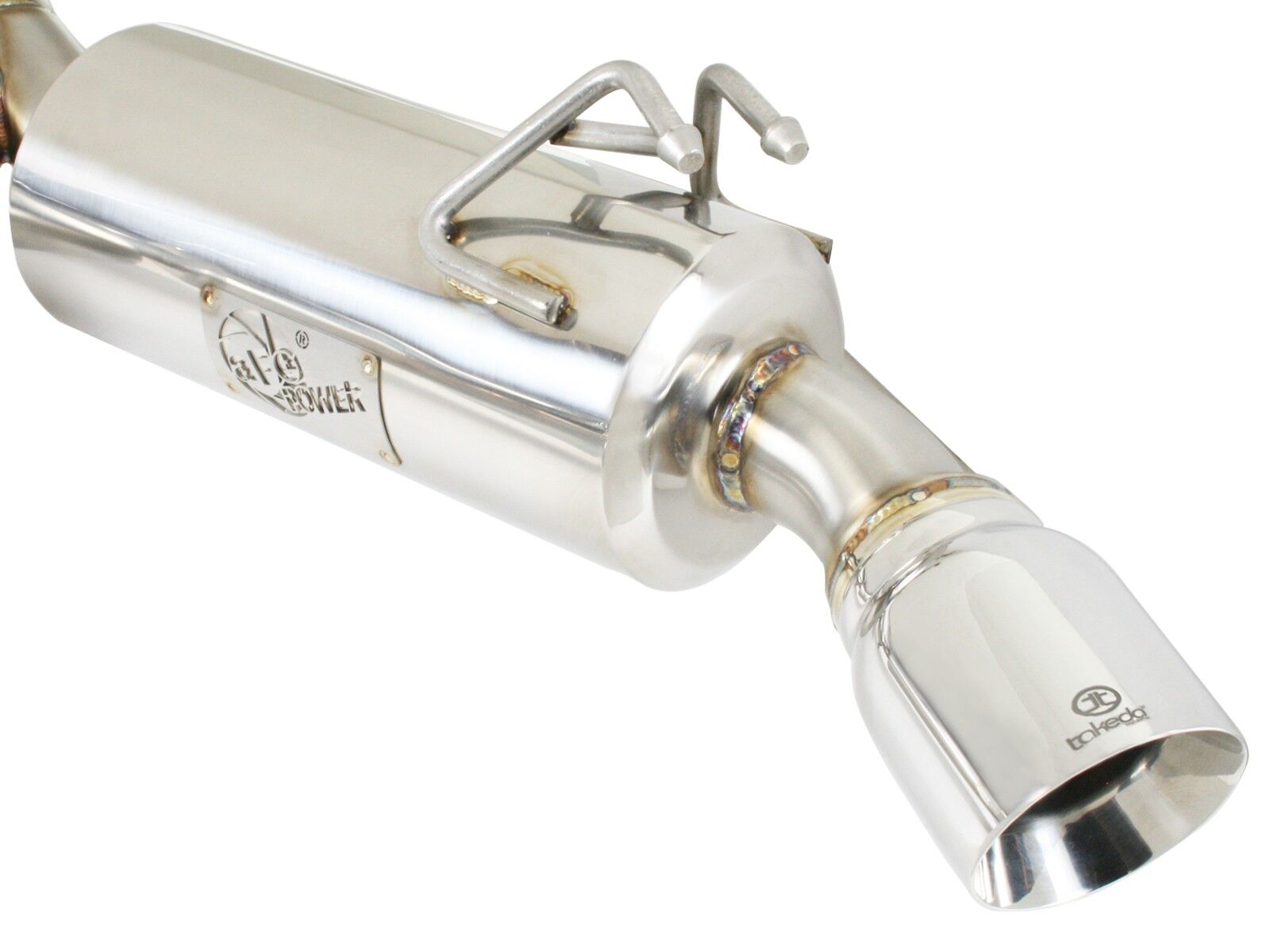 2008-2015 Mitsubishi Lancer EVO X CZ4A Turbo/MR/GSR 2.0L Takeda 3" to 2-1/2" 304 Stainless Steel Cat-Back Exhaust Systems