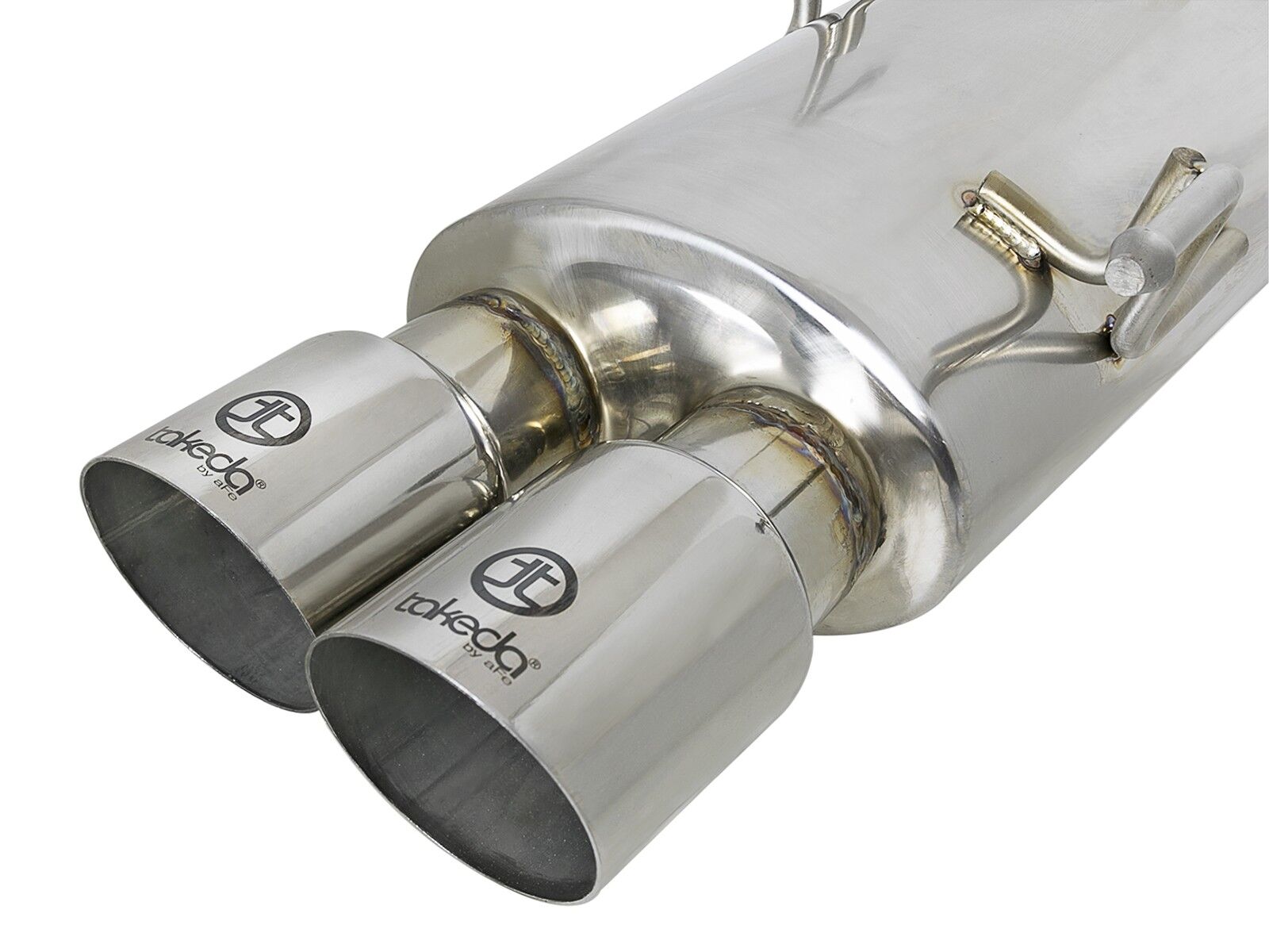 2015-2019 Subaru WRX STI Turbo H4 2.5L Takeda 3" to 2-1/4" 304 Stainless Steel Cat-Back Exhaust System