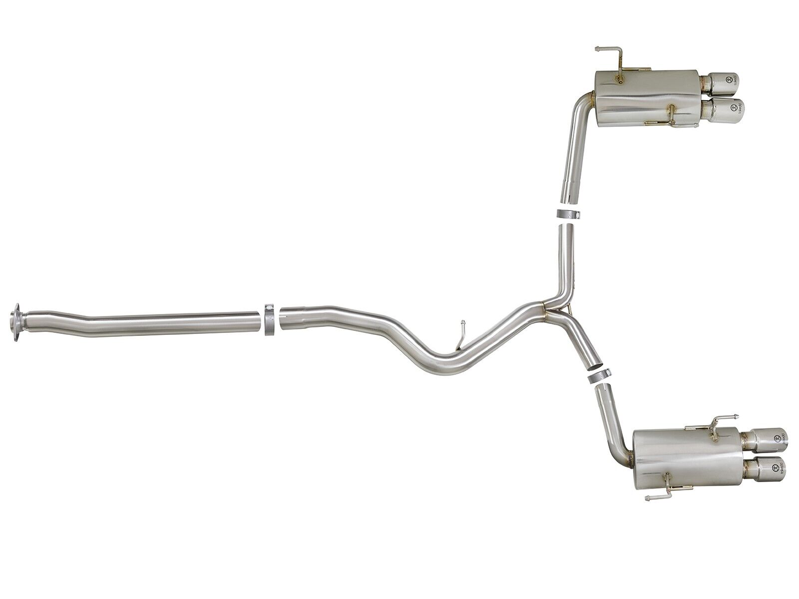 2015-2019 Subaru WRX STI Turbo H4 2.5L Takeda 3" to 2-1/4" 304 Stainless Steel Cat-Back Exhaust System