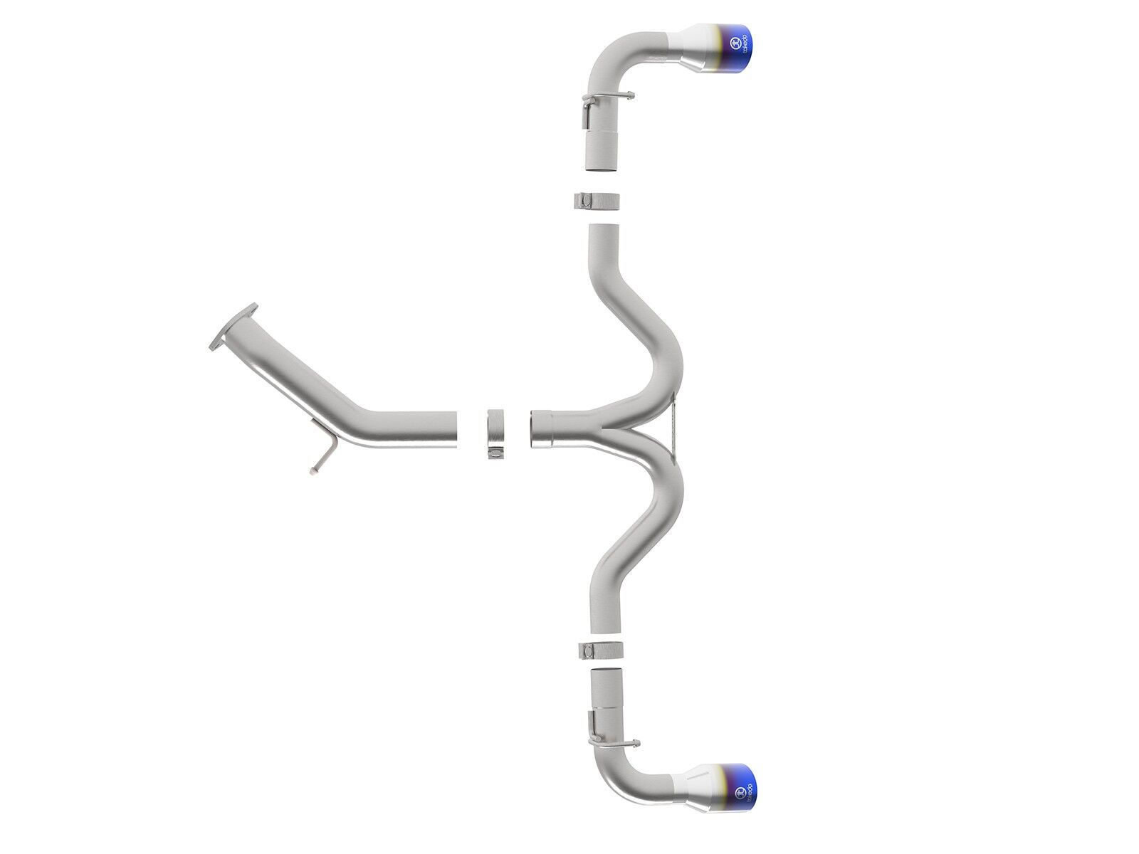 2018 Hyundai Elantra GT Sport PD Turbo 1.6L Takeda 3" to 2-1/2" 304 Stainless Steel Axle-Back Exhaust