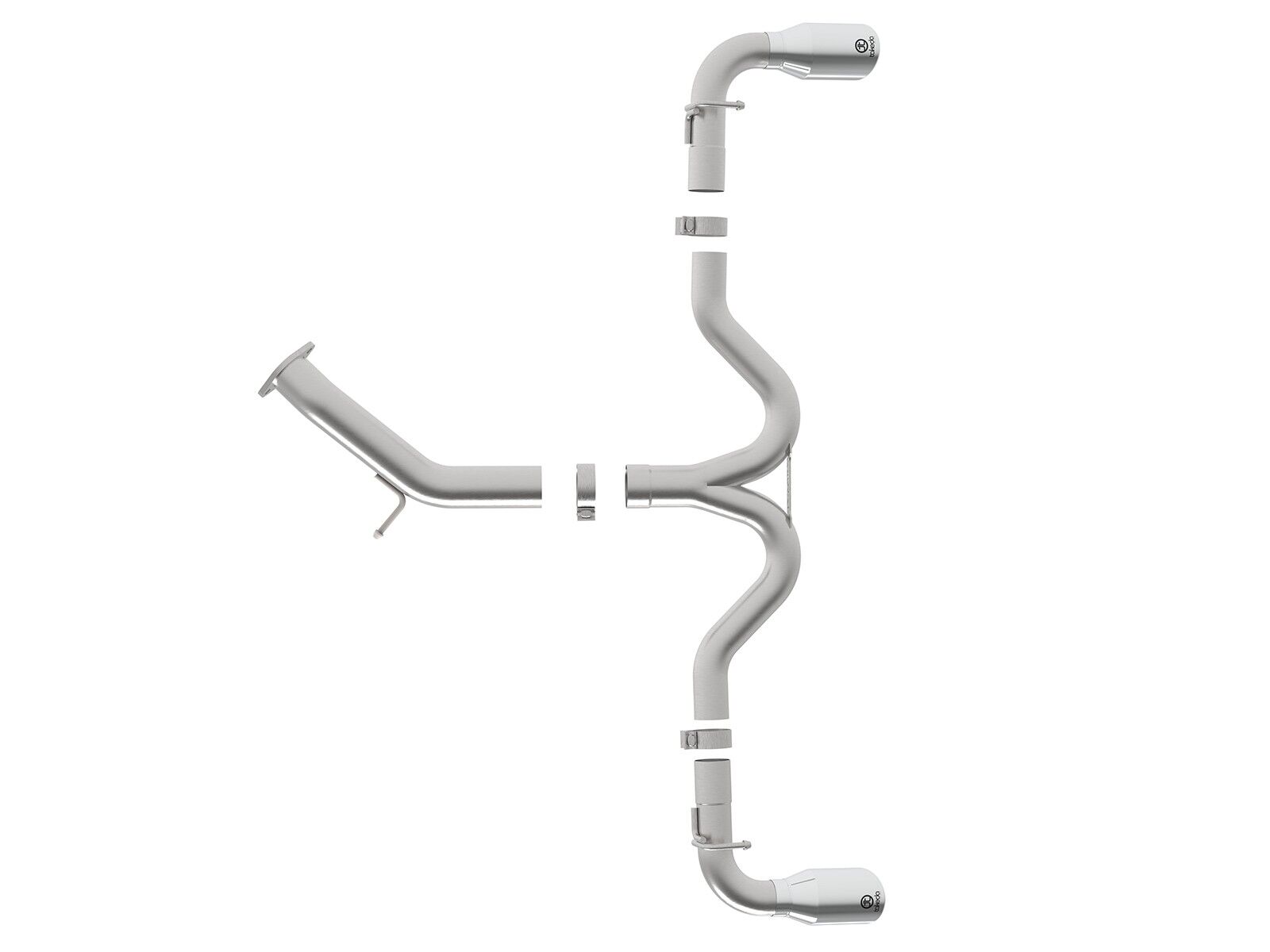 2018 Hyundai Elantra GT Sport PD Turbo 1.6L Takeda 3" to 2-1/2" 304 Stainless Steel Axle-Back Exhaust