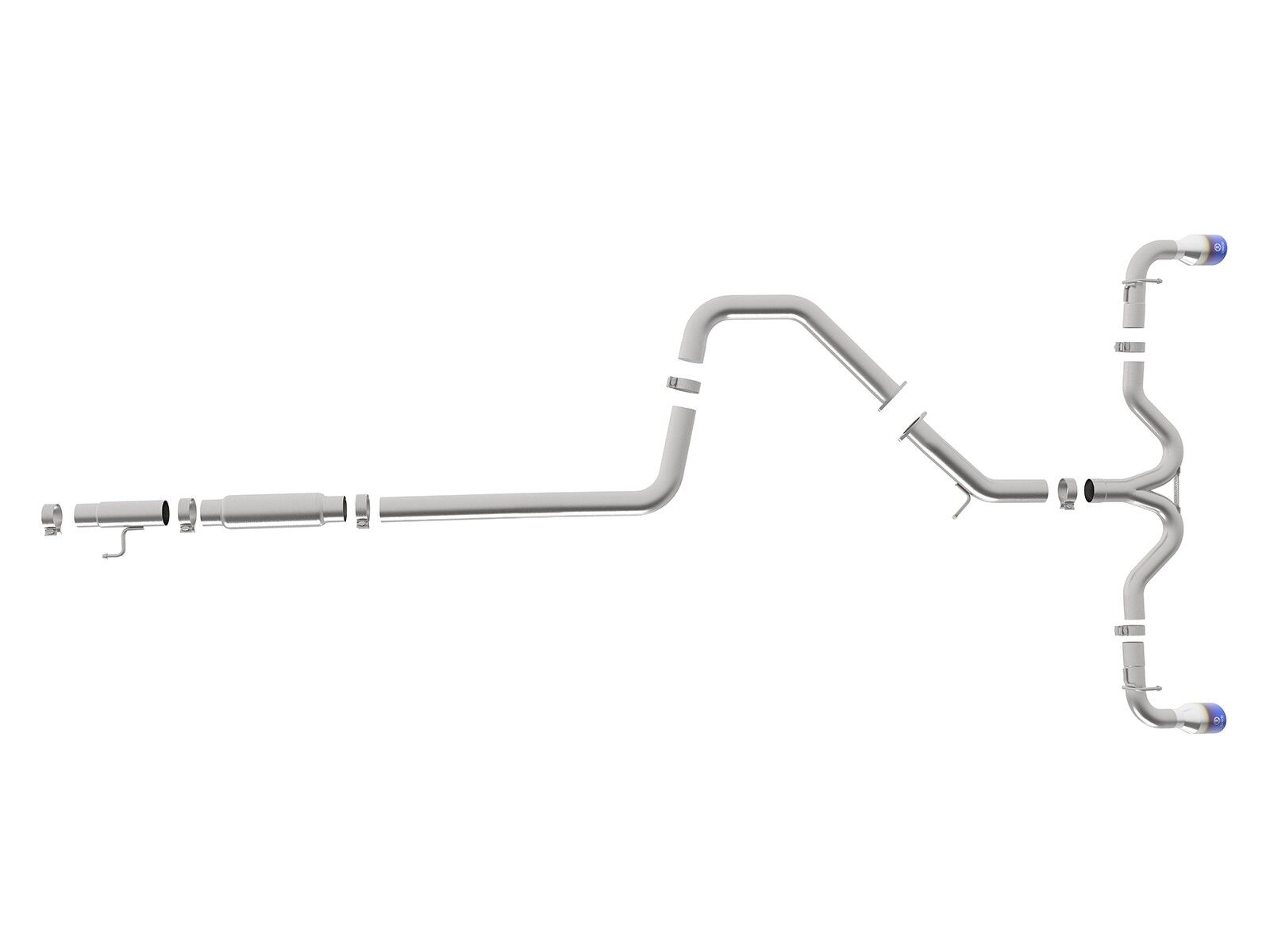 2018 Hyundai Elantra GT Sport 1.6L Takeda 3" to 2-1/2" 304 Stainless Steel Cat-Back Exhaust