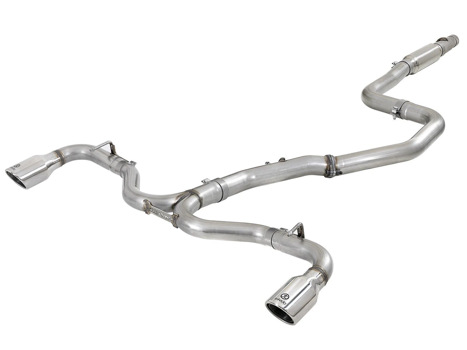2018 Hyundai Elantra GT Sport 1.6L Takeda 3" to 2-1/2" 304 Stainless Steel Cat-Back Exhaust - 49-37003-1P