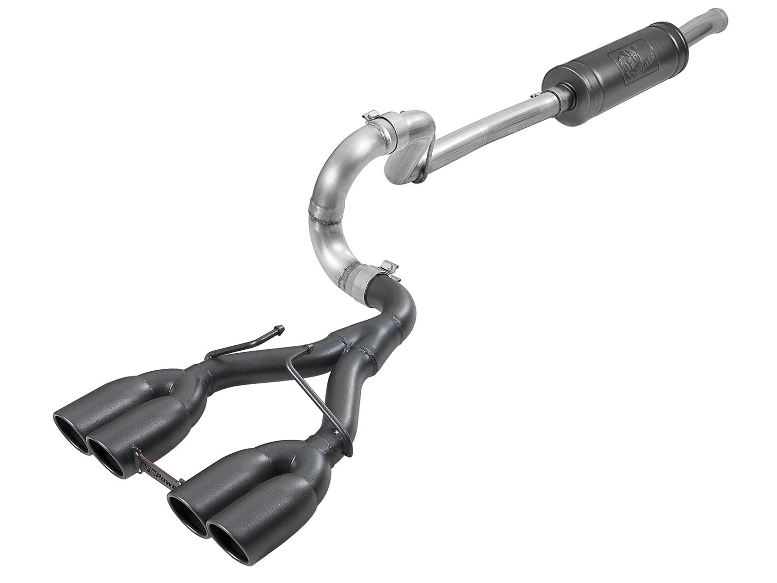 2018-2019 Jeep Wrangler JL V6 3.6L 4DR Rebel Series 2-1/2" 304 Stainless Steel Cat-Back Exhaust System