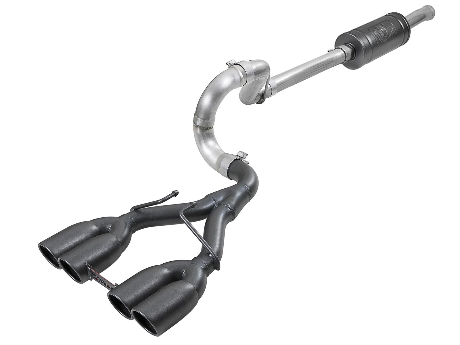 2018-2019 Jeep Wrangler JL V6 3.6L 2DR/4DR Rebel Series 2-1/2" 304 Stainless Steel Cat-Back Exhaust System