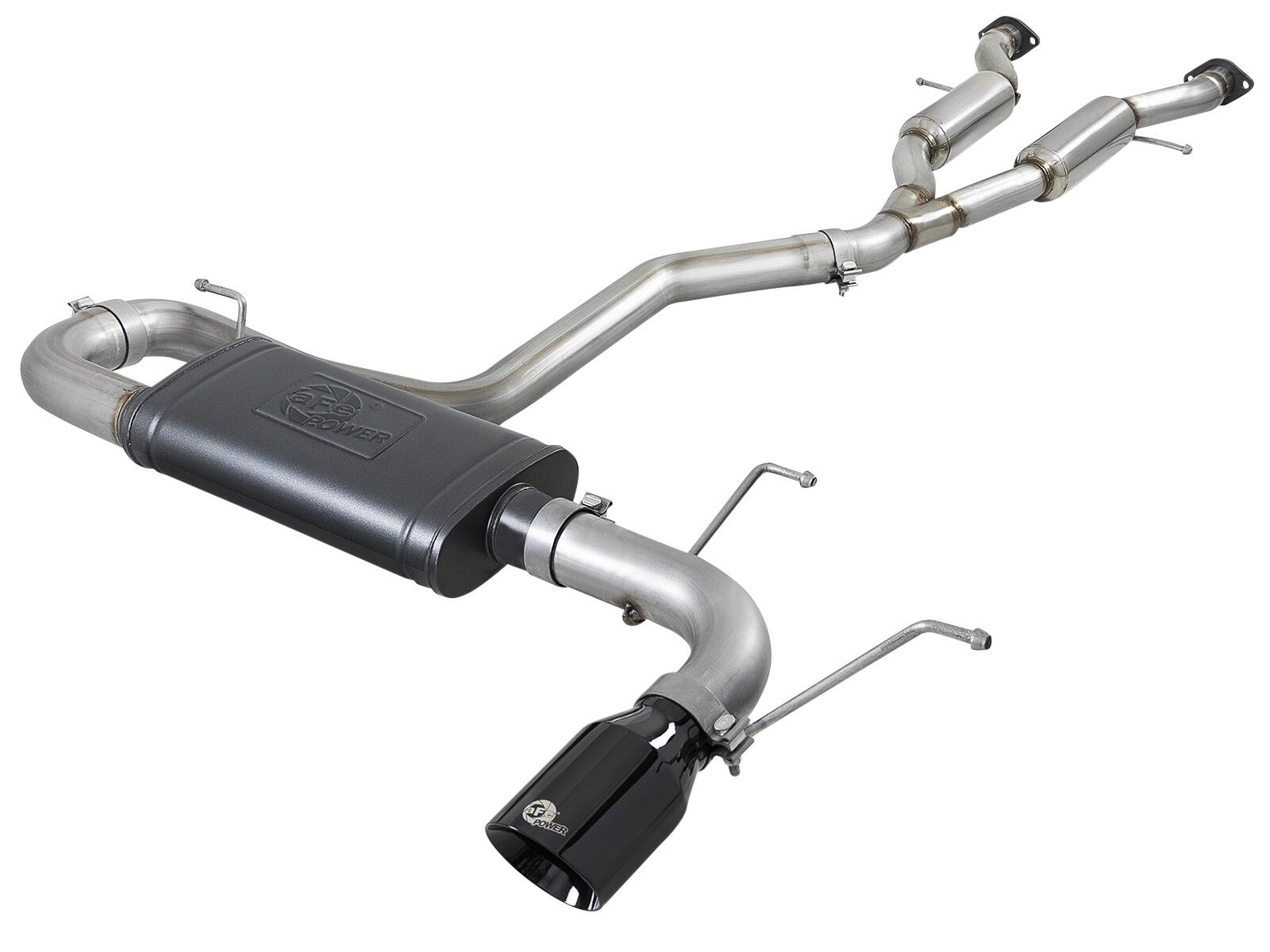 2014-2019 Jeep Grand Cherokee V6 3.6L MACH Force-Xp 2-1/2" to 3" 304 Stainless Steel Cat-Back Exhaust System - 49-38078-B