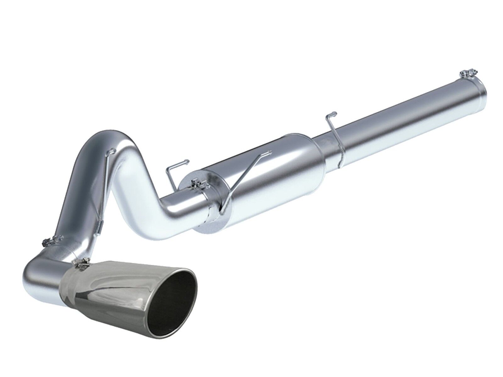 2004-2007 Dodge Ram 3500 Cummins Turbo Diesel 5.9L Large Bore-HD 5" 409 Stainless Steel Cat-Back Exhaust System
