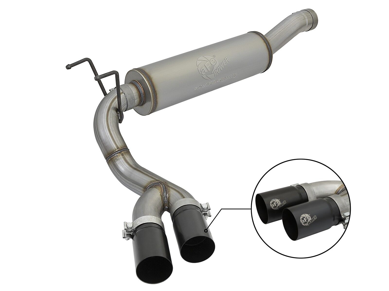 2014-2018 Ram Truck 3500 HEMI V8 6.4L Rebel Series 3-1/2" 409 Stainless Steel Cat-Back Exhaust System