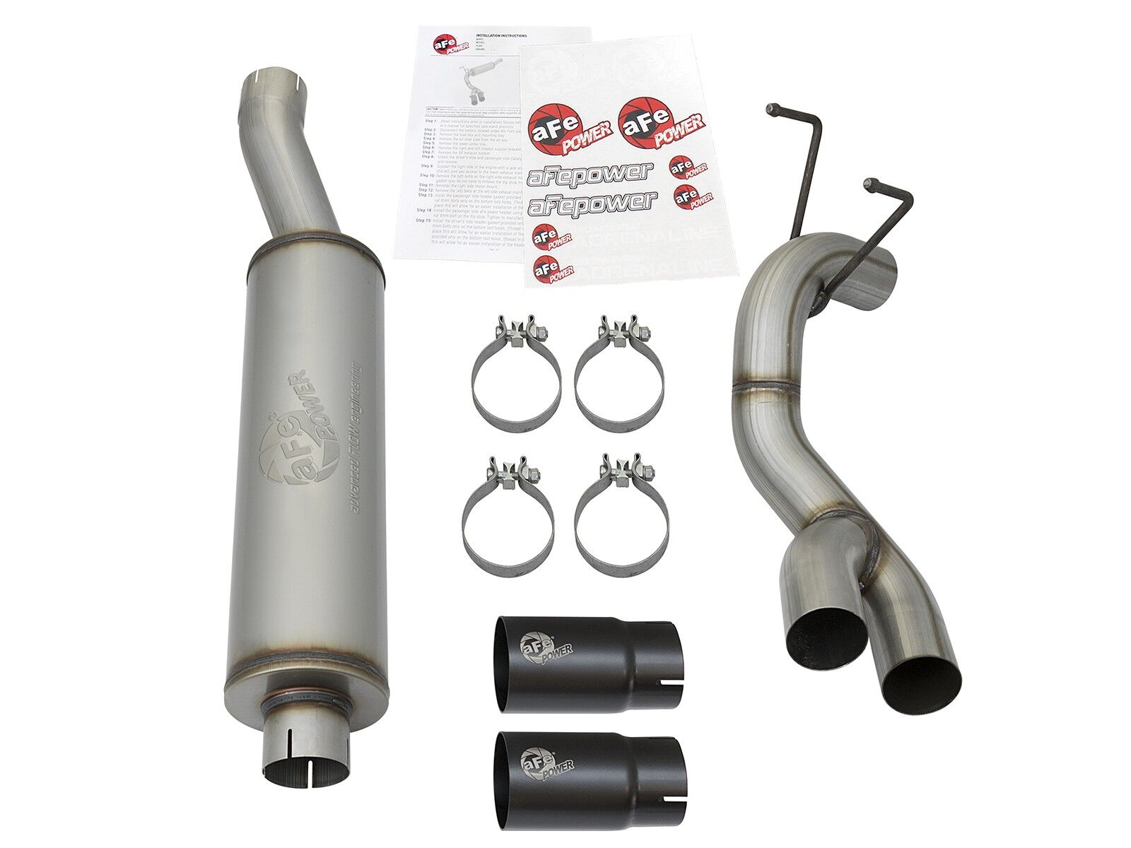 2014-2018 Ram Truck 3500 HEMI V8 6.4L Rebel Series 3-1/2" 409 Stainless Steel Cat-Back Exhaust System