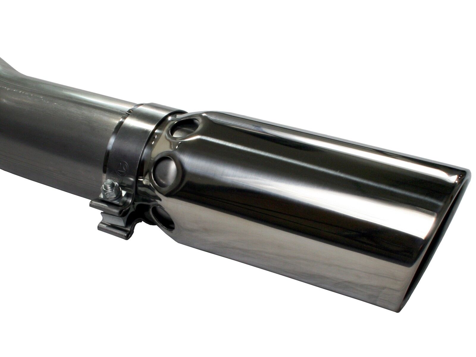 2008-2010 Ford F-350 Super Duty Turbo Diesel V8 6.4L Large Bore-HD 4" 409 Stainless Steel DPF-Back Exhaust System