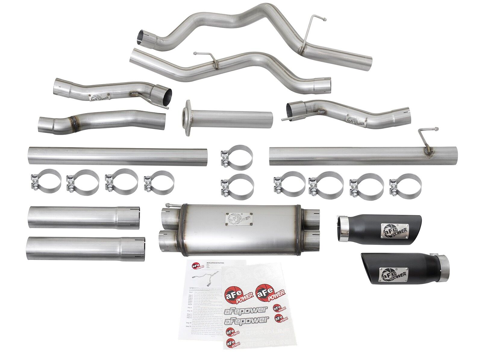 2017-2019 Ford Raptor EcoBoost V6 3.5L MACH Force-Xp 3" 409 Stainless Steel Cat-Back Exhaust System