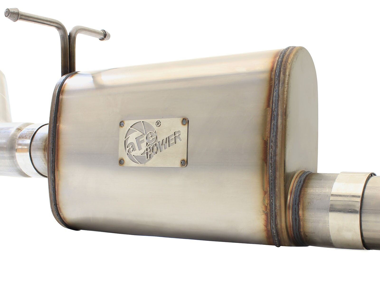 1999-2004 Ford F-350 Super Duty Super Duty V10 6.8L/V8 5.4L MACH Force-Xp 3" to 3-1/2" 409 Stainless Steel Cat-Back Exhaust System