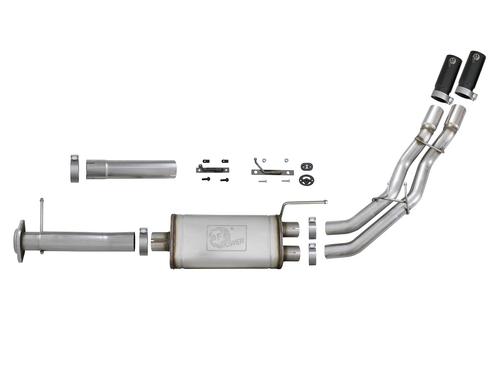 2011-2014 Ford F-150 EcoBoost V6 3.5L Rebel Series 3" to 2-1/2" 409 Stainless Steel Cat-Back Exhaust System
