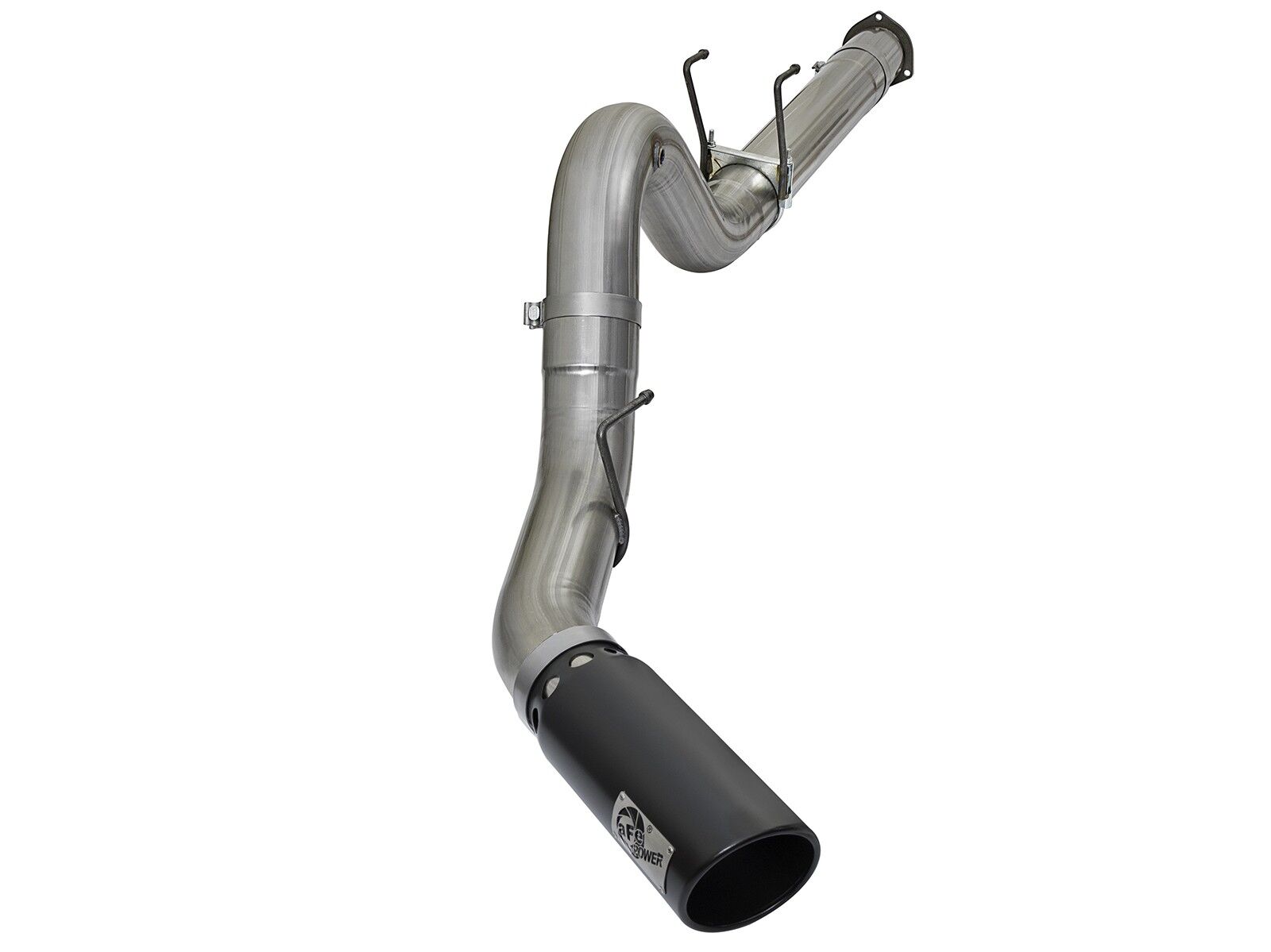 2017-2019 Ford F-350 Super Duty Turbo Diesel V8 6.7L Large Bore-HD 5" 409 Stainless Steel DPF-Back Exhaust System - 49-43090-B
