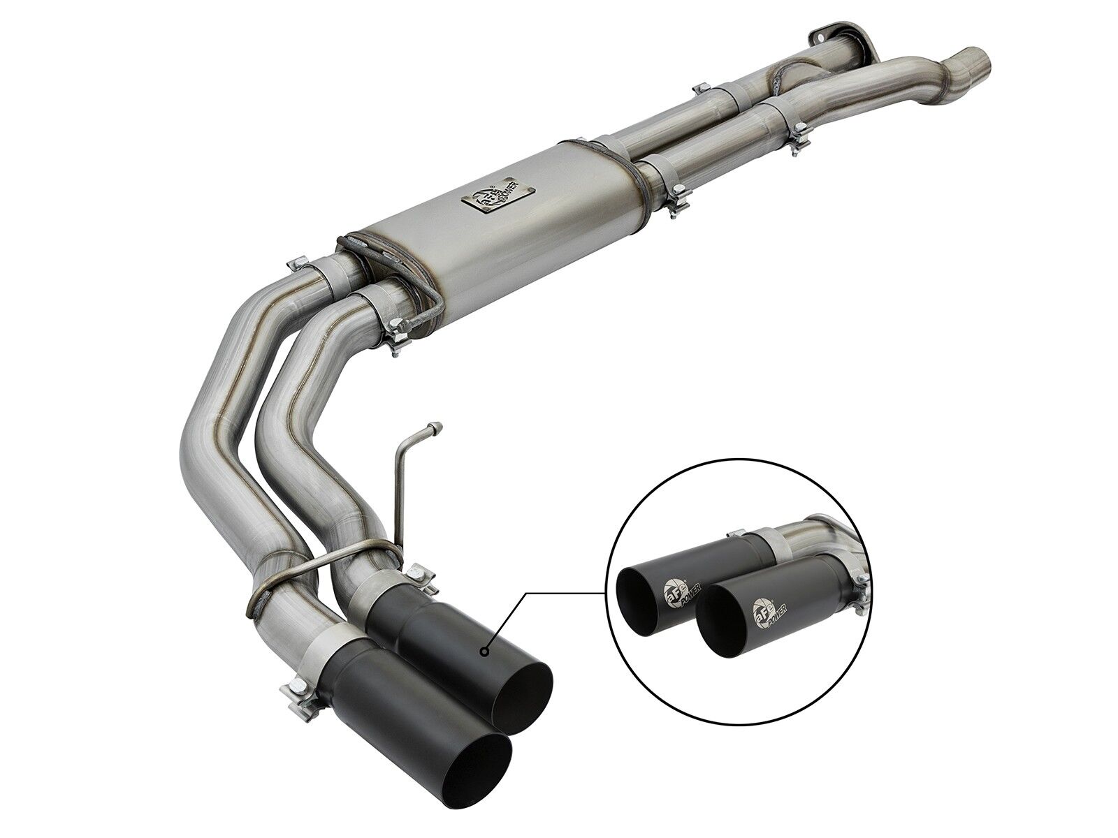 2017-2019 Ford Raptor EcoBoost V6 3.5L Rebel Series 3"409 Stainless Steel Cat-Back Exhaust System - 49-43091-B