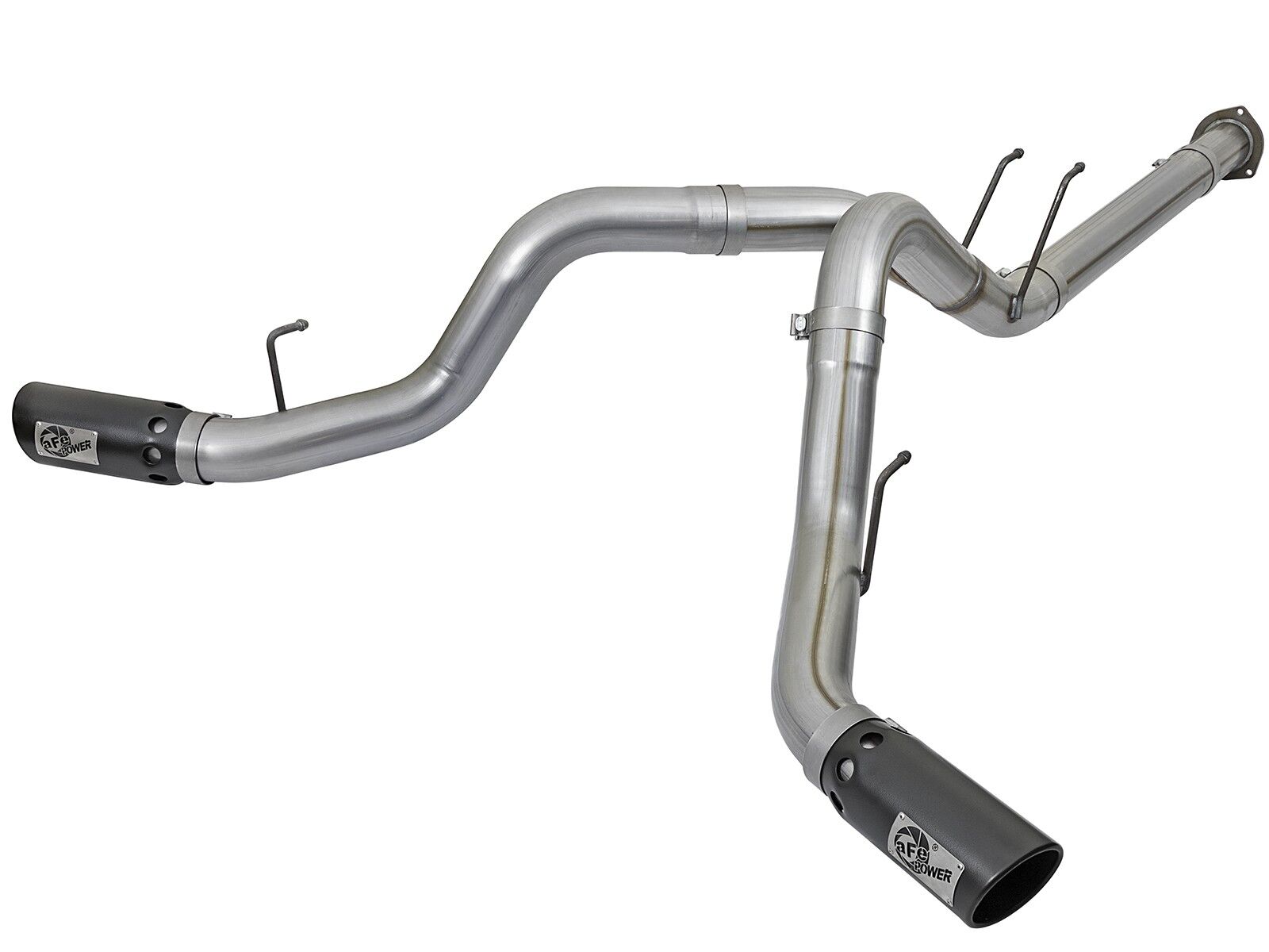 2017-2019 Ford F-350 Super Duty Turbo Diesel V8 6.7L Large Bore-HD 4" 409 Stainless Steel DPF-Back Exhaust System - 49-43092-B