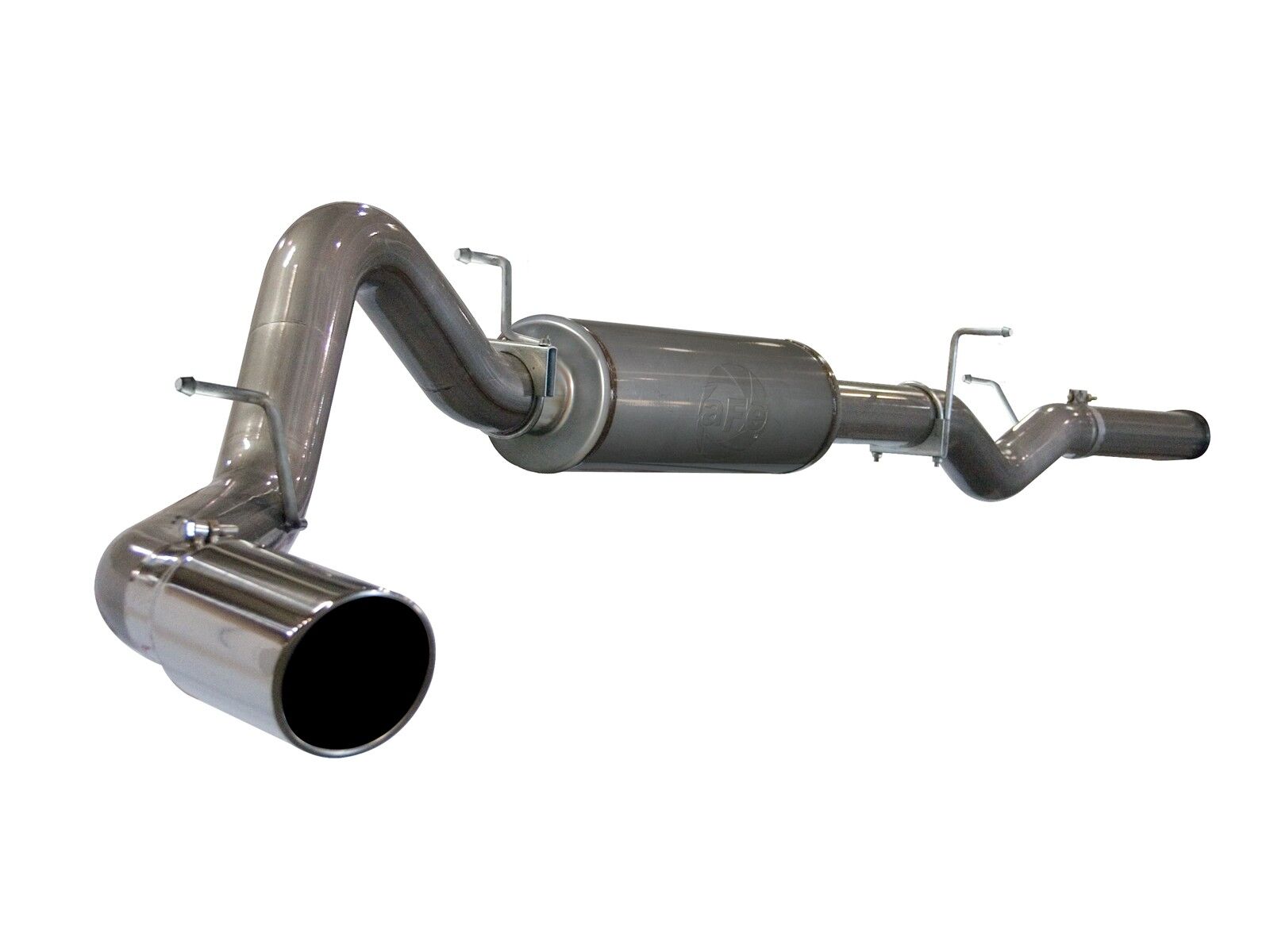 2006-2007 Chevrolet Silverado 3500 HD LLY/LBZ Duramax Turbo Diesel V8 6.6L Large Bore-HD 4" 409 Stainless Steel Cat-Back Exhaust System - 49-44002