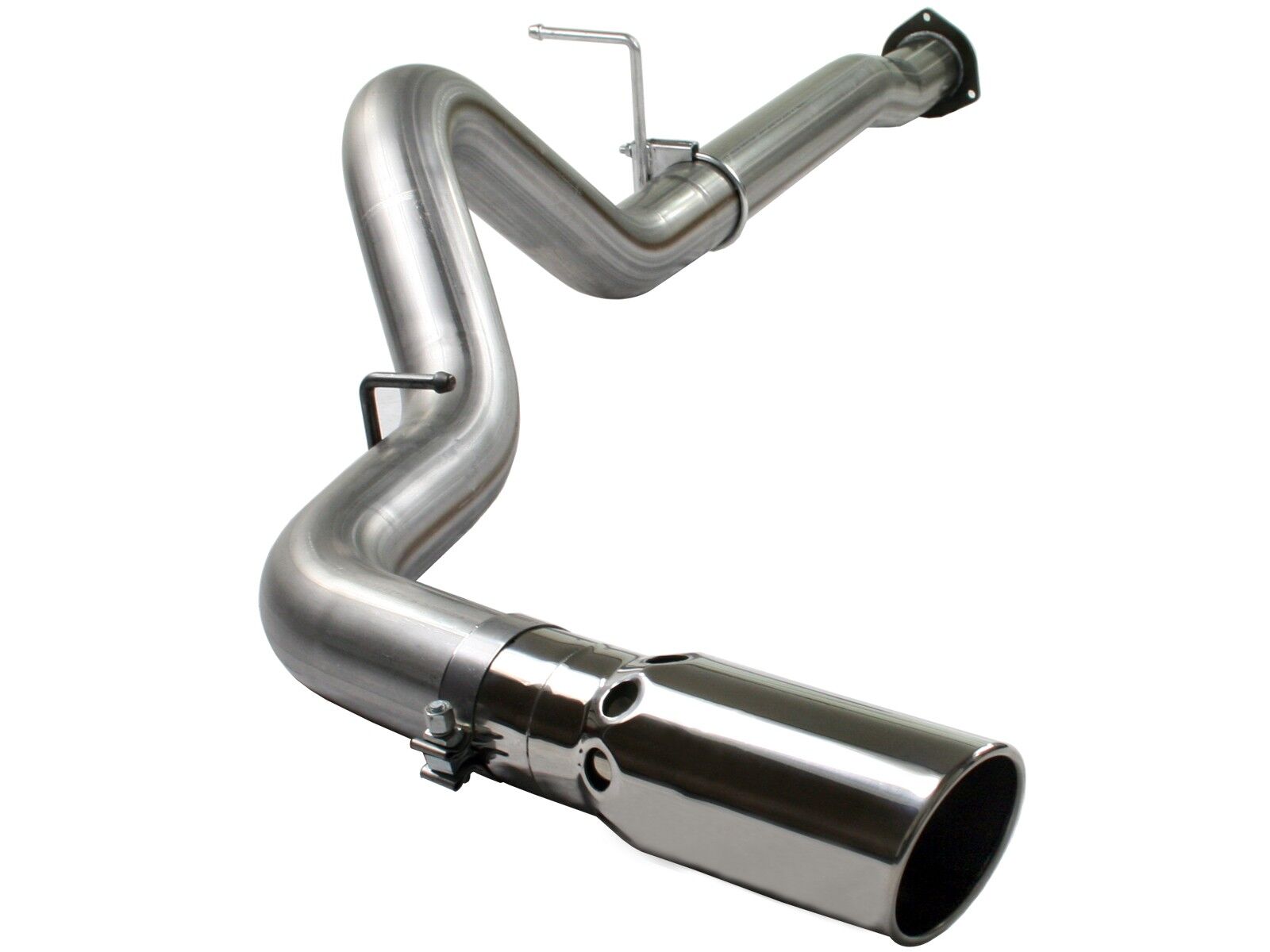 2007-2010 Chevrolet Silverado 3500 HD LMM Duramax Turbo Diesel V8 6.6L Large Bore-HD 4" 409 Stainless Steel DPF-Back Exhaust System