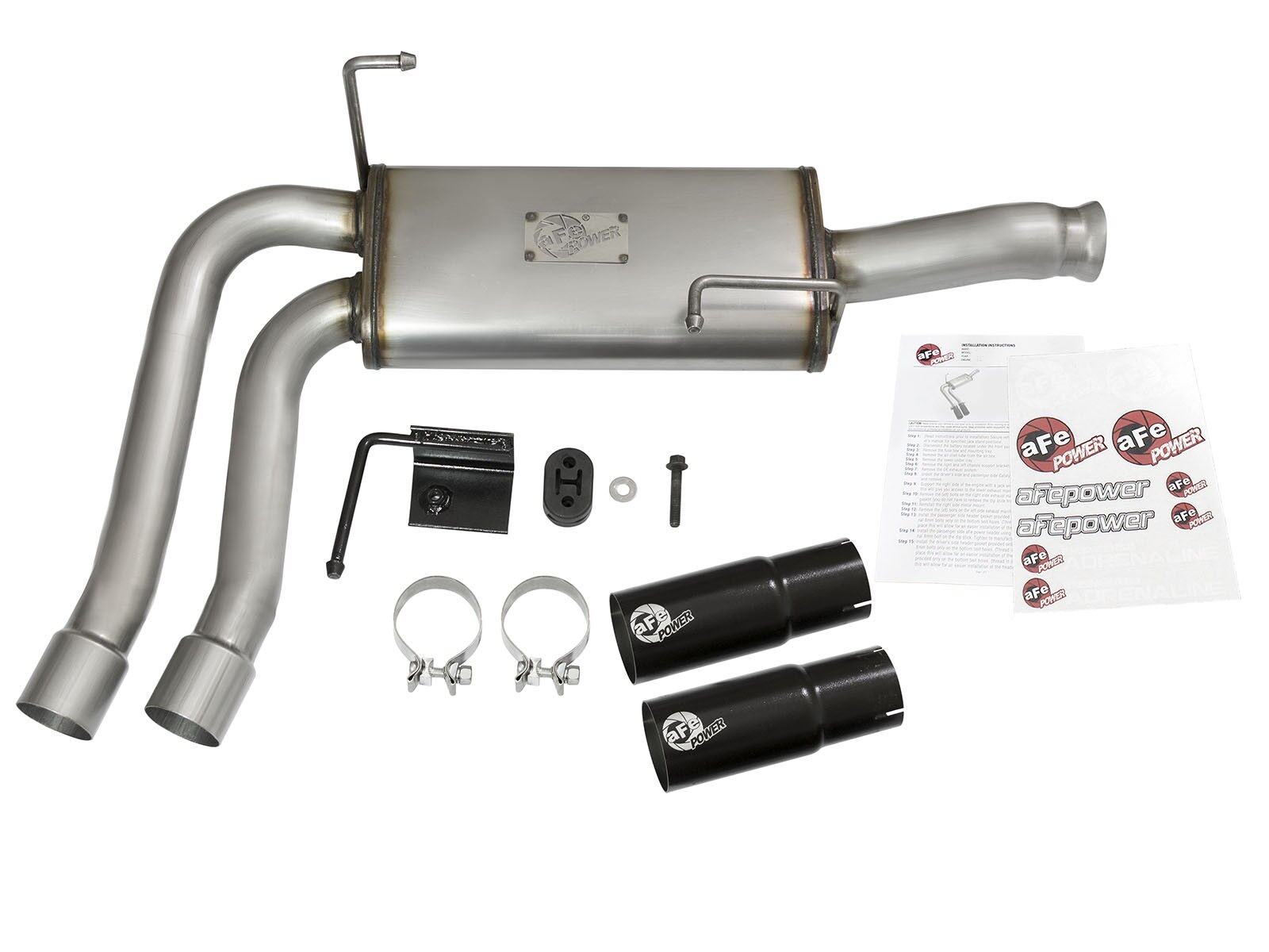 2009-2018 Chevrolet Silverado 1500 V6 4.3L/V8 5.3L Rebel Series 3" to 2-1/2" 409 Stainless Steel Cat-Back Exhaust System