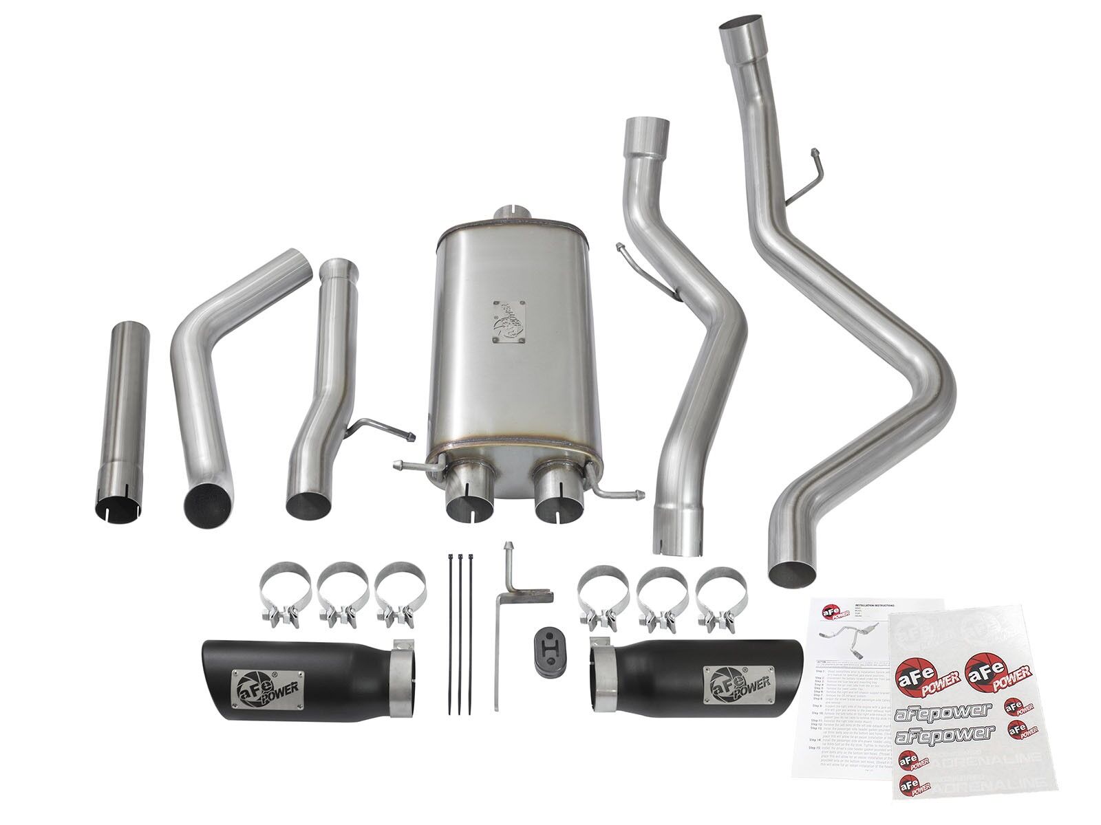 2009-2018 Chevrolet Silverado 1500 V6 4.3L/V8 5.3L MACH Force-Xp 3" 409 Stainless Steel Cat-Back Exhaust System