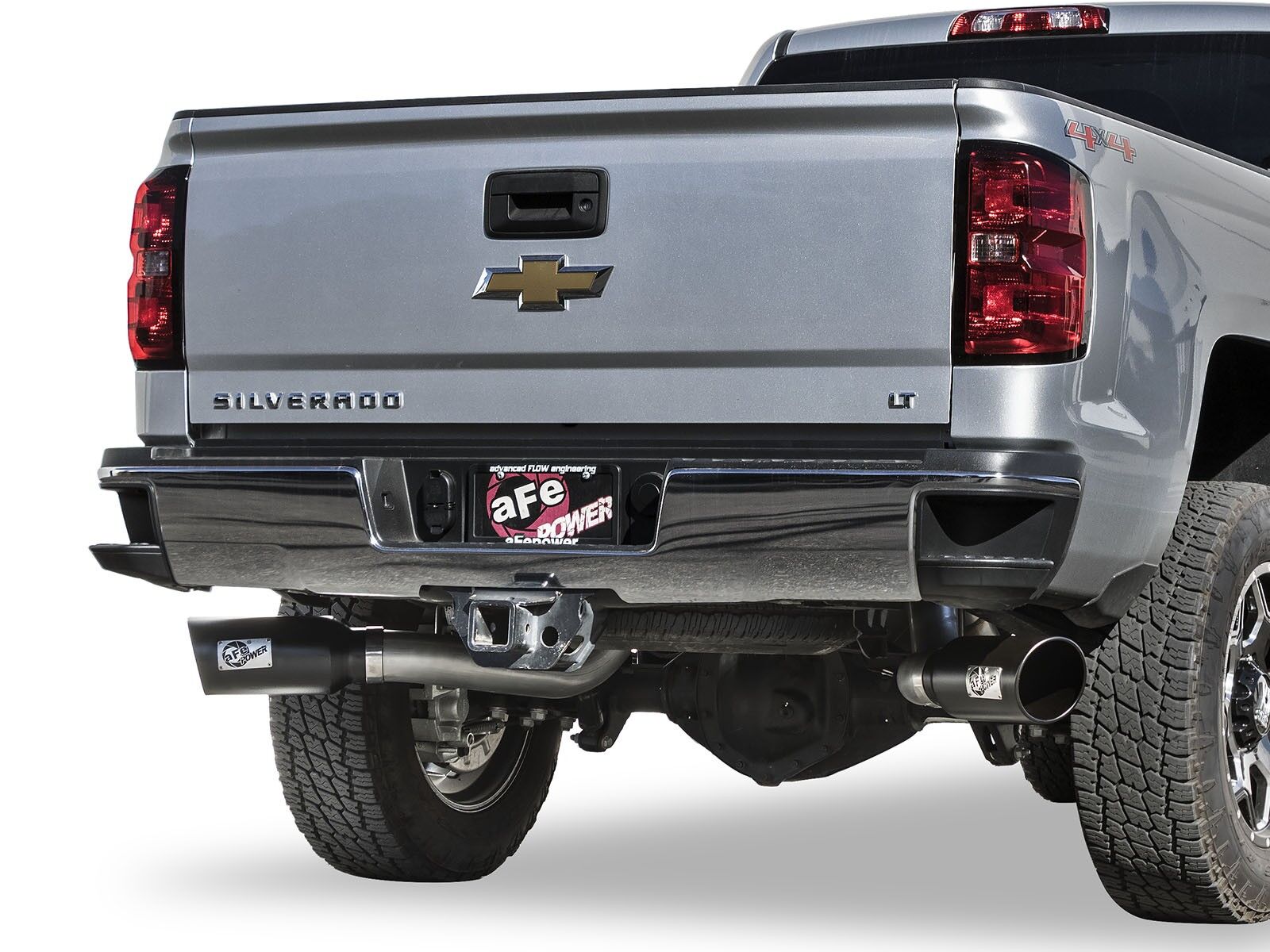 2016 Chevrolet Silverado 3500 HD LML Duramax Turbo Diesel V8 6.6L Large Bore-HD 4" 409 Stainless Steel DPF-Back Exhaust System