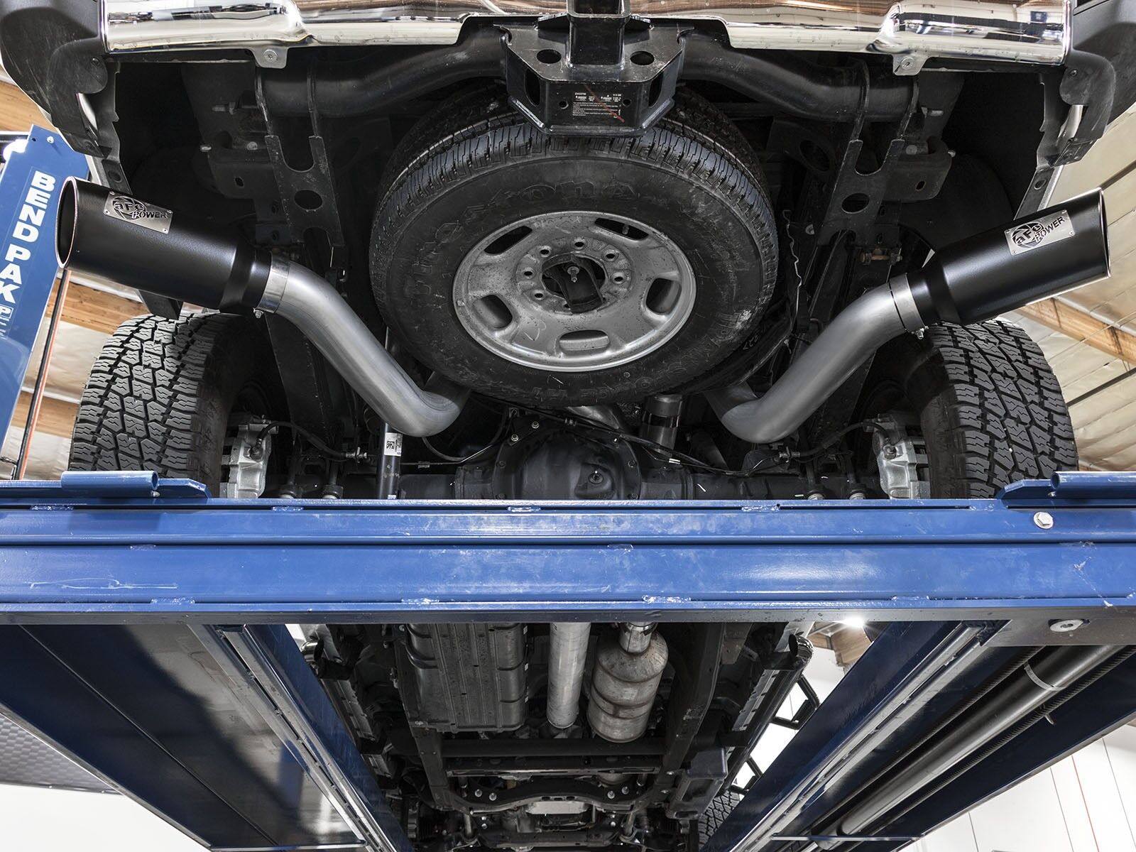 2016 Chevrolet Silverado 3500 HD LML Duramax Turbo Diesel V8 6.6L Large Bore-HD 4" 409 Stainless Steel DPF-Back Exhaust System
