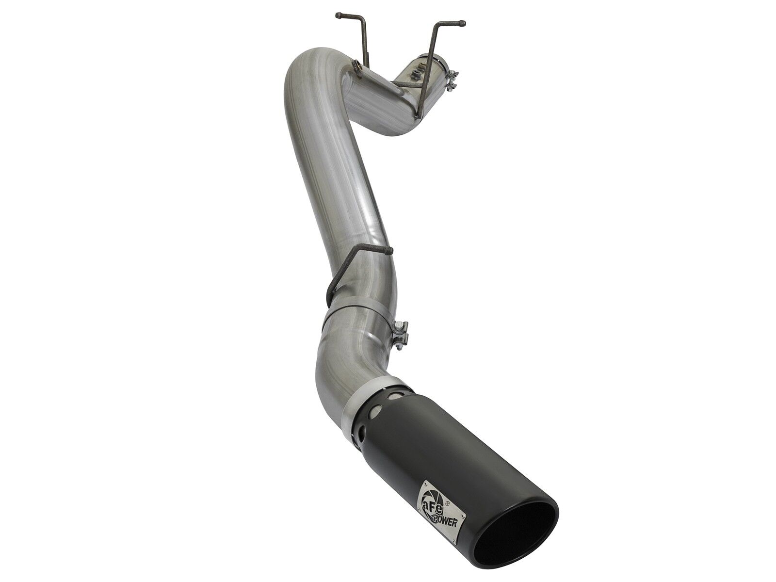 2017-2019 Chevrolet Silverado 3500 HD L5P Duramax Turbo Diesel V8 6.6L Large Bore-HD 5" 409 Stainless Steel DPF-Back Exhaust System - 49-44085-B