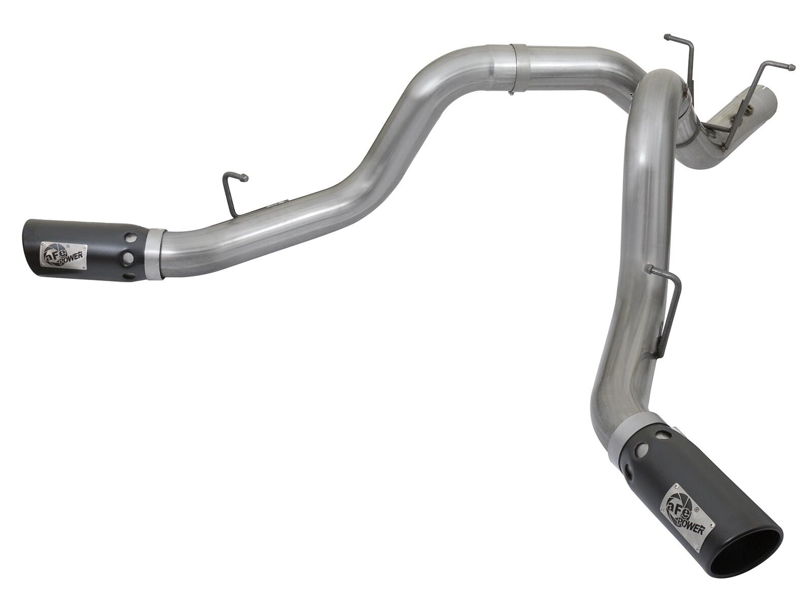 2017-2019 Chevrolet Silverado 3500 HD L5P Duramax Turbo Diesel V8 6.6L Large Bore-HD 4" 409 Stainless Steel DPF-Back Exhaust System