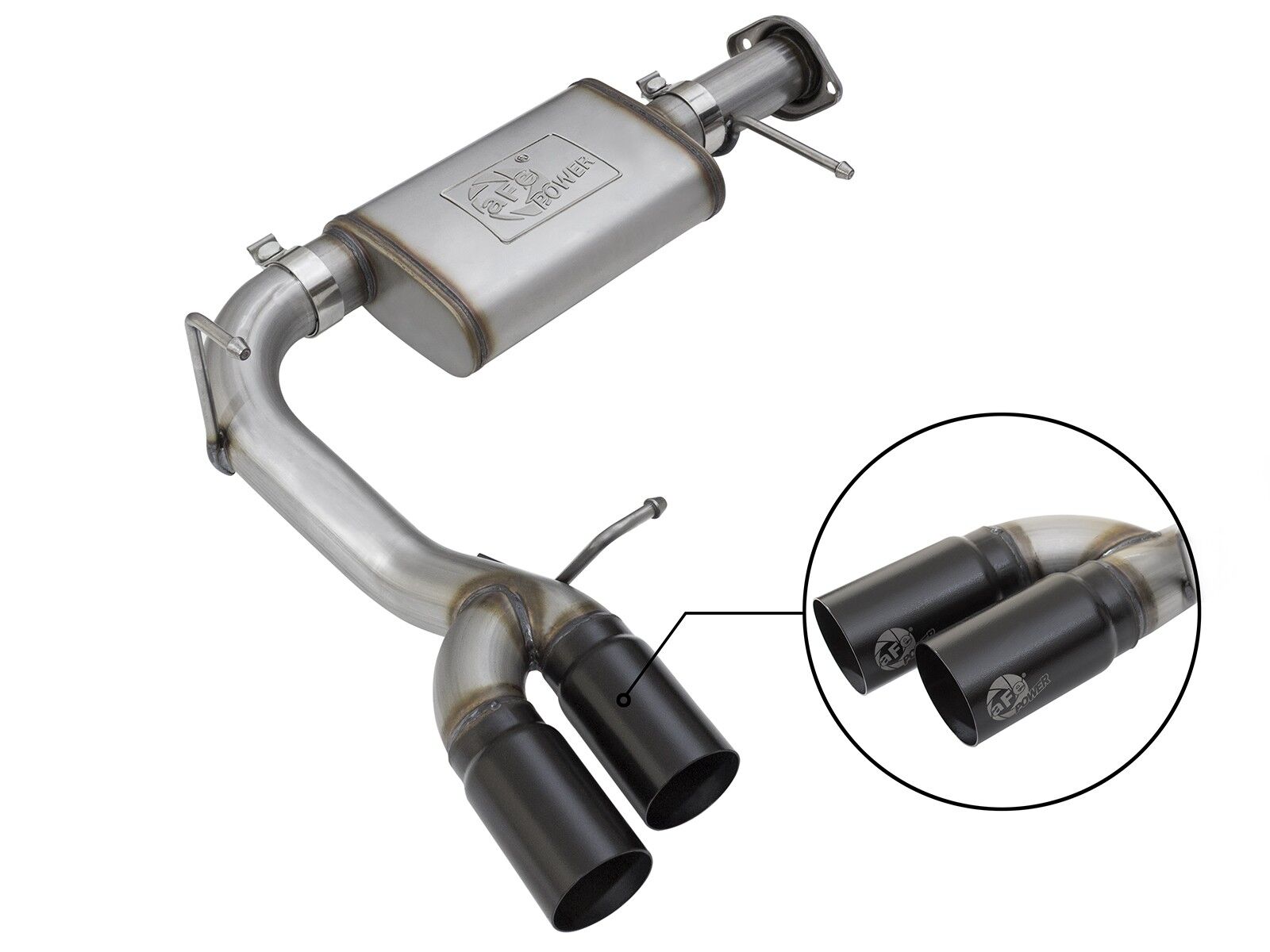 2017-2019 Chevrolet Colorado V6 3.6L Rebel Series 3" 409 Stainless Steel Cat-Back Exhaust System
