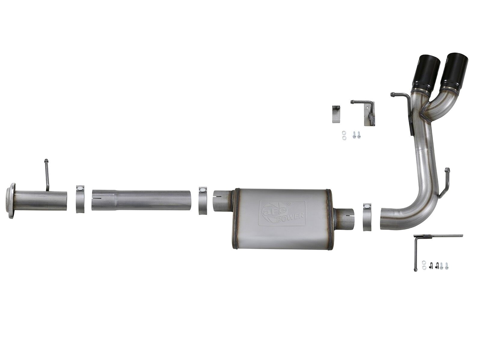 2017-2019 Chevrolet Colorado V6 3.6L Rebel Series 3" 409 Stainless Steel Cat-Back Exhaust System