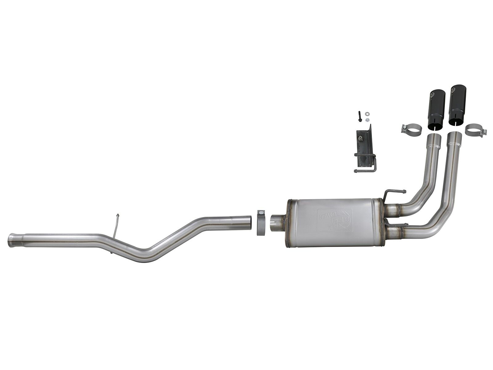 2009-2018 Chevrolet Silverado 1500 V6 4.3L/V8 5.3L Rebel Series 3" to 2-1/2" 409 Stainless Steel Cat-Back Exhaust System