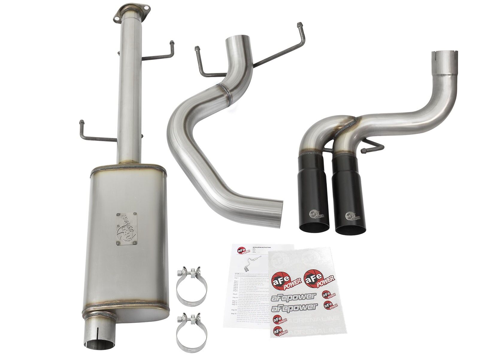 2007-2017 Toyota FJ Cruiser V6 4.0L Rebel Series 3" Stainless Steel Cat-Back Exhaust System