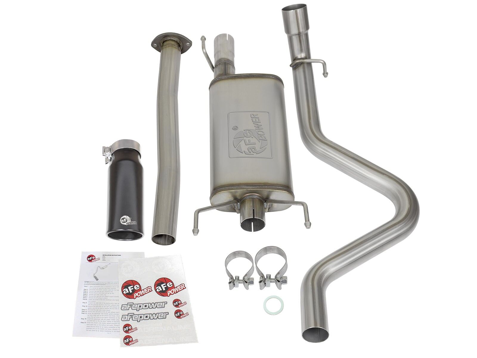 2005-2012 Toyota Tacoma Base 2.7L MACH Force-Xp 2-1/2" 409 Stainless Steel Cat-Back Exhaust System