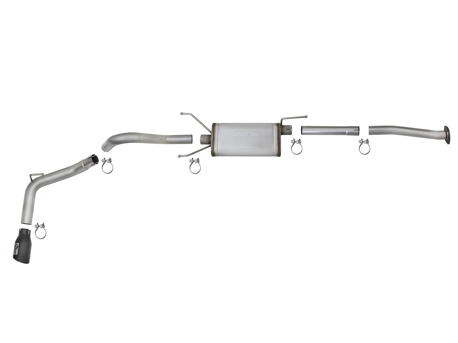 2016-2019 Toyota Tacoma 2.7L/V6 3.5L MACH Force-Xp 2-1/2"-3" Stainless Steel Cat-Back Exhaust System