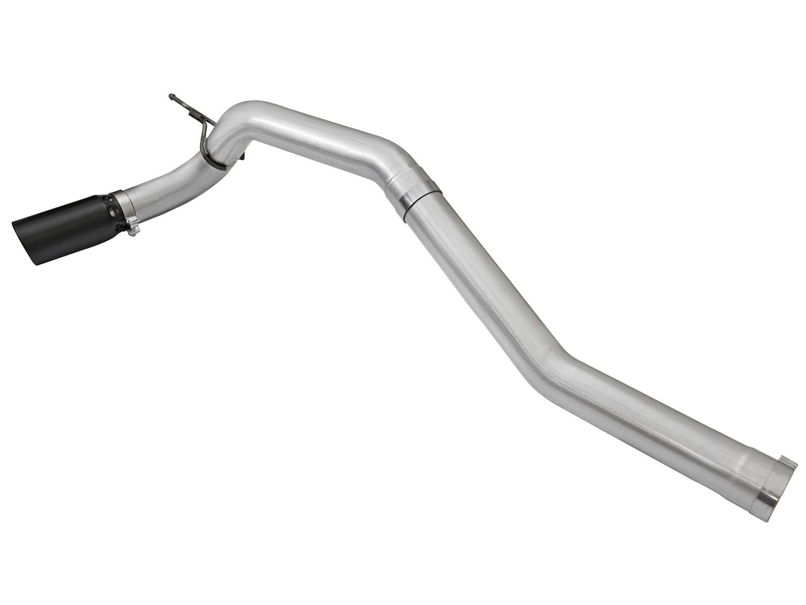2016-2019 Nissan Titan XD Cummins Turbo Diesel V8 5.0L Large Bore-HD 4" DPF-Back Stainless Steel Exhaust System w/ Black Tip