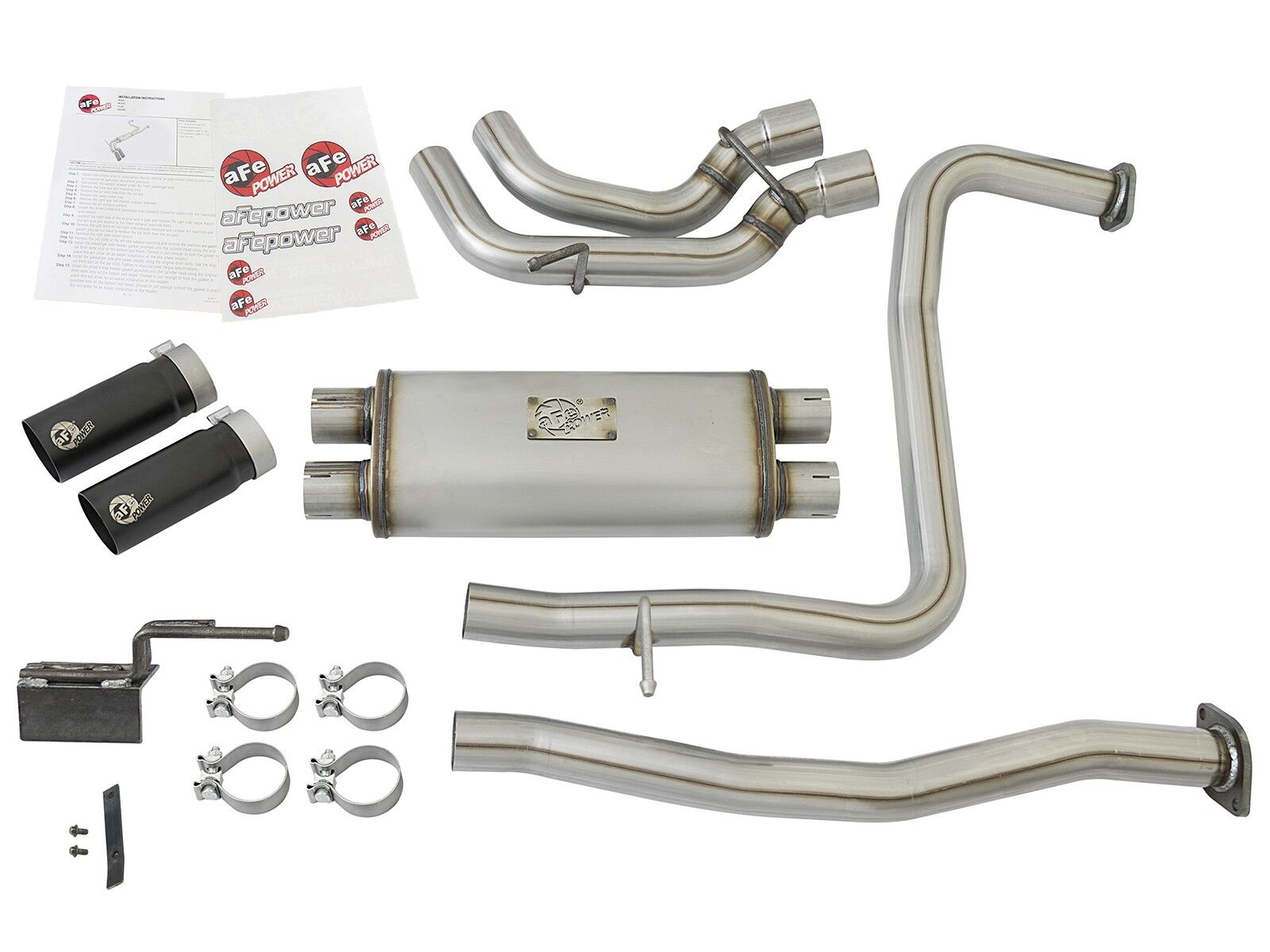 2017-2019 Nissan Titan H61 V8 5.6L Rebel Series 2-1/2" 409 Stainless Steel Cat-Back Exhaust System