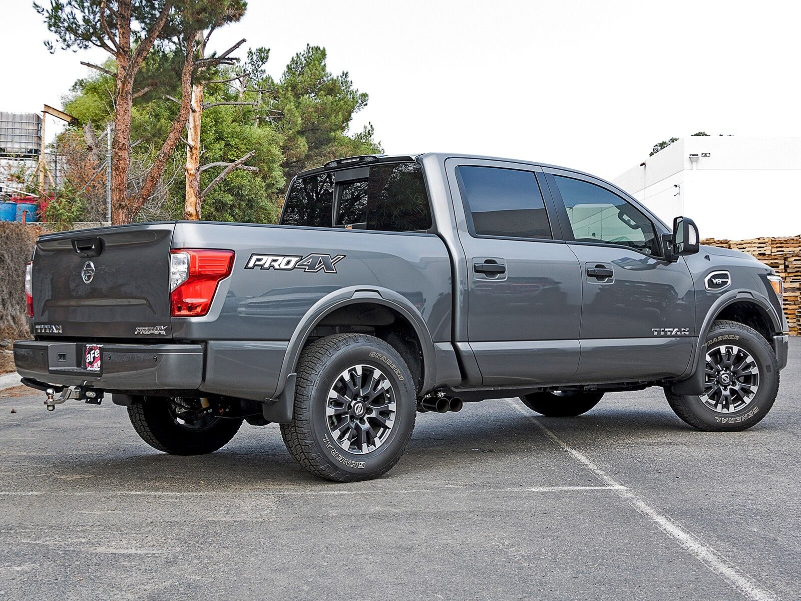2017-2019 Nissan Titan H61 V8 5.6L Rebel Series 2-1/2" 409 Stainless Steel Cat-Back Exhaust System